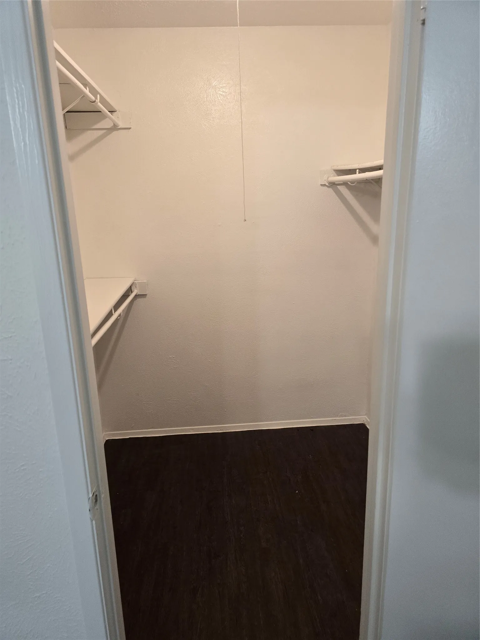 Master bedroom walk in closet