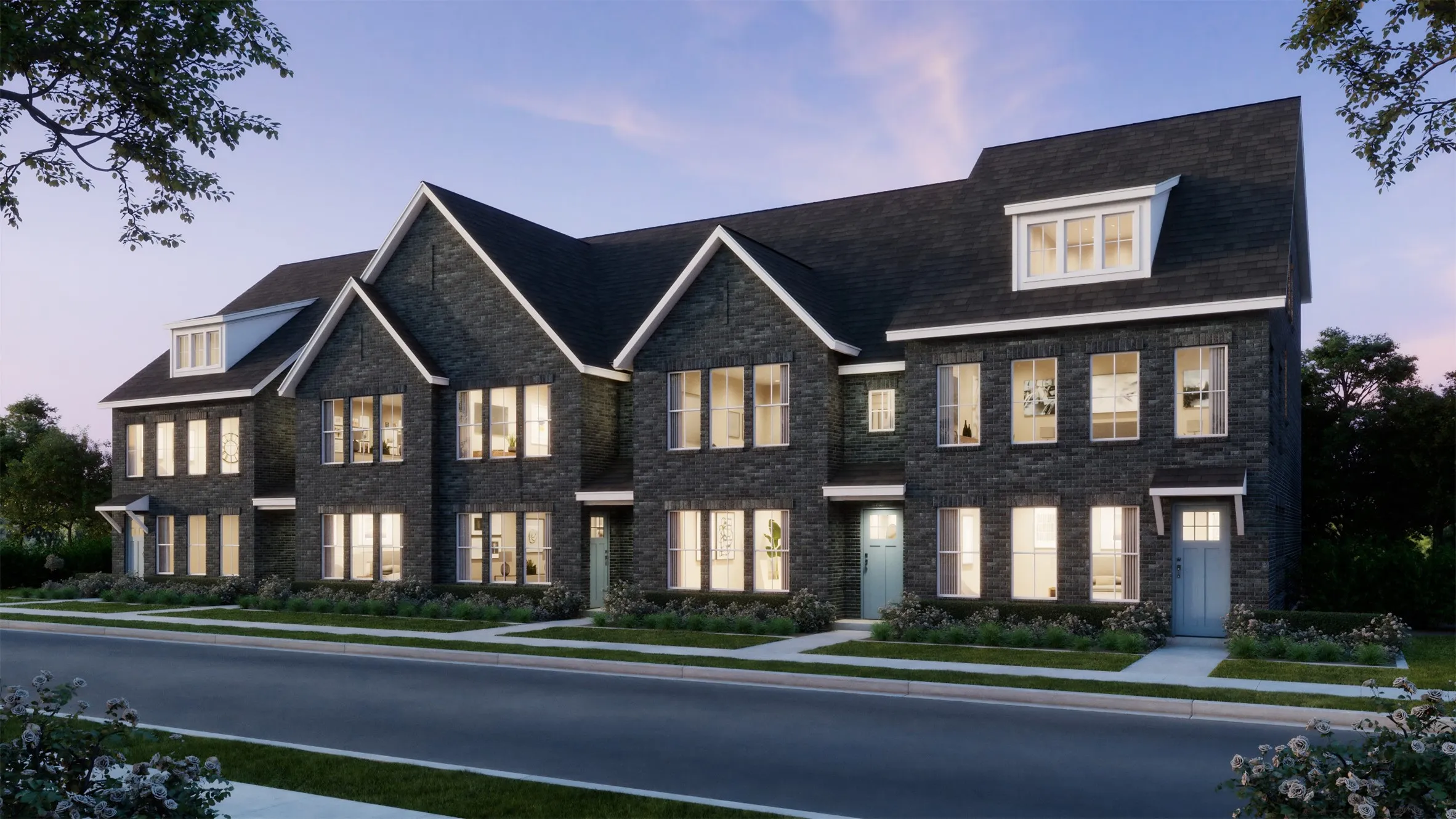 Beautiful brick exteriors adorned with striking gables and charming shed dormers perfectly pair with luxuriously finished interiors to create our newest lock & leave homes in Plano!