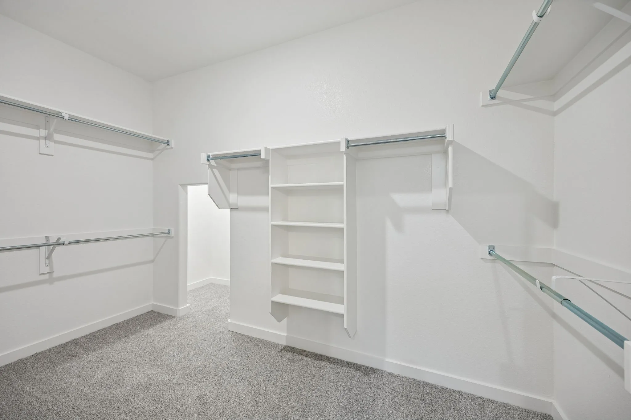 Primary Closet in the Wimbledon home plan by Trophy Signature Homes – REPRESENTATIVE PHOTO