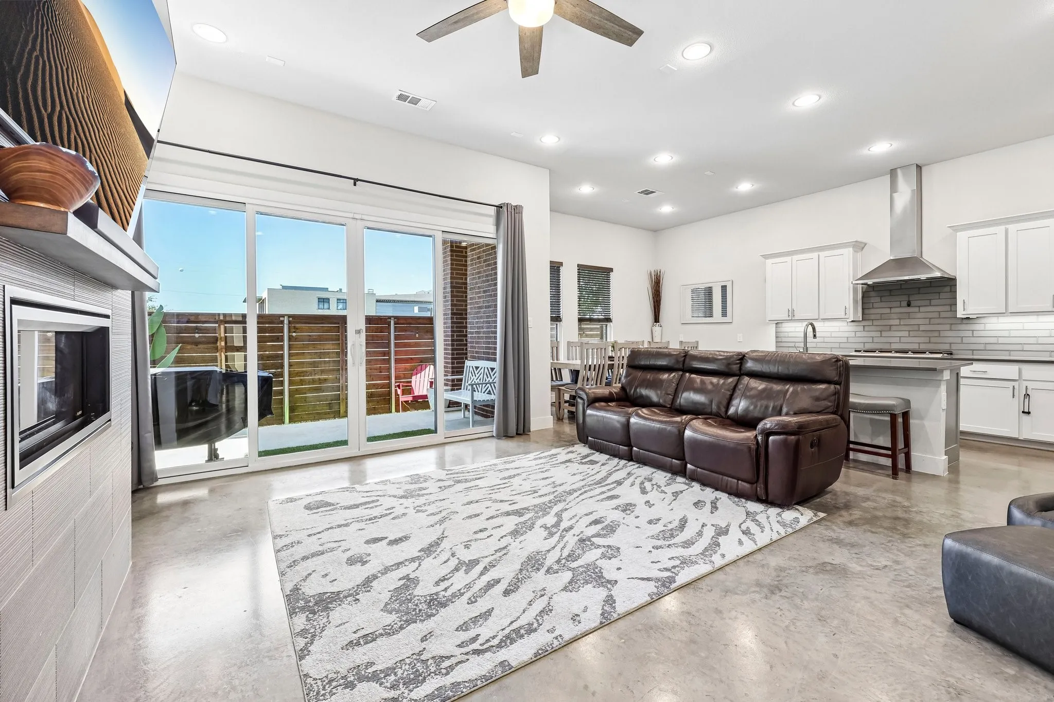 Open Concept with Covered Patio