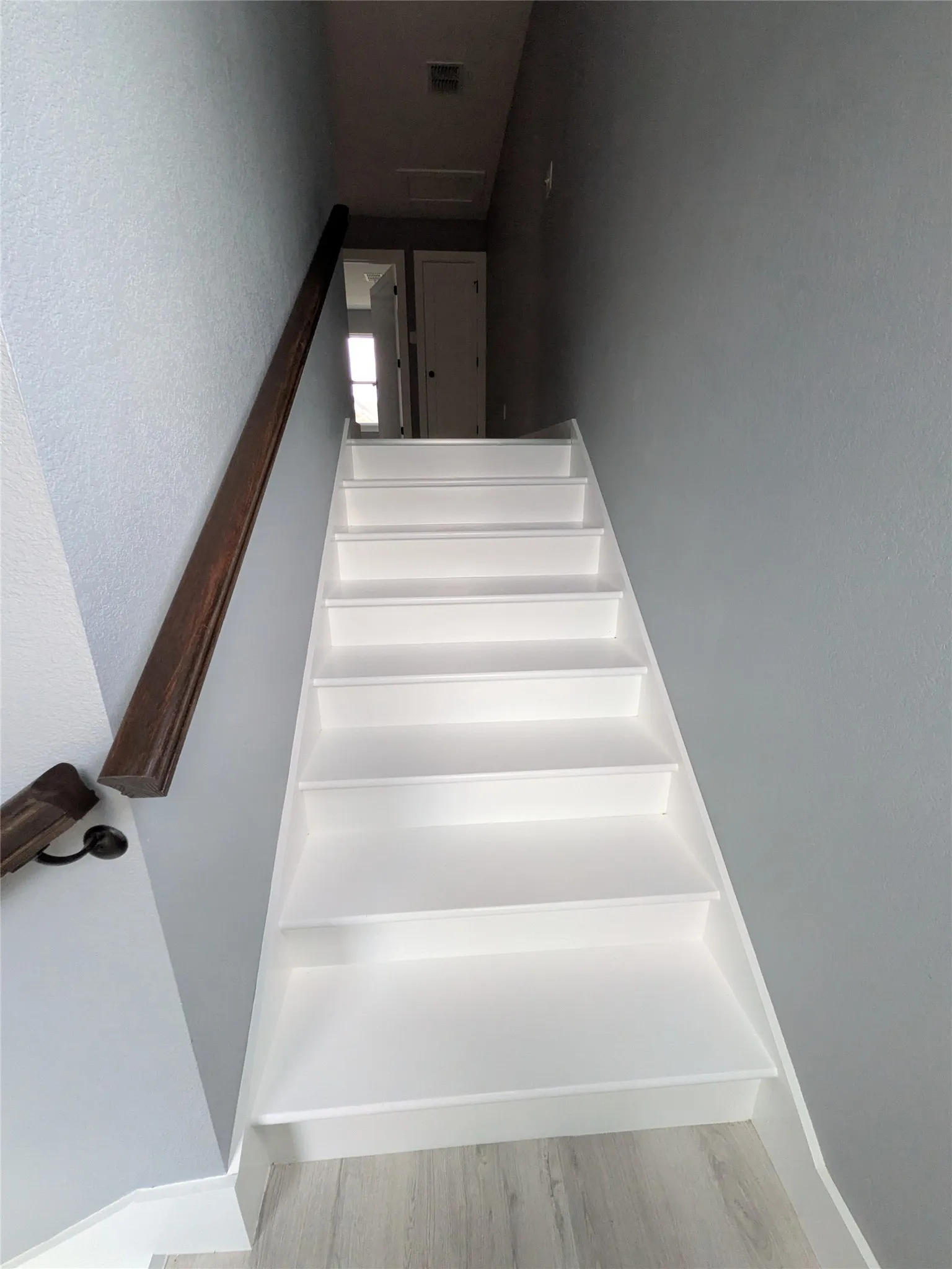 STAIRCASE TO SECOND FLOOR, BUTTERFLYS AROUND