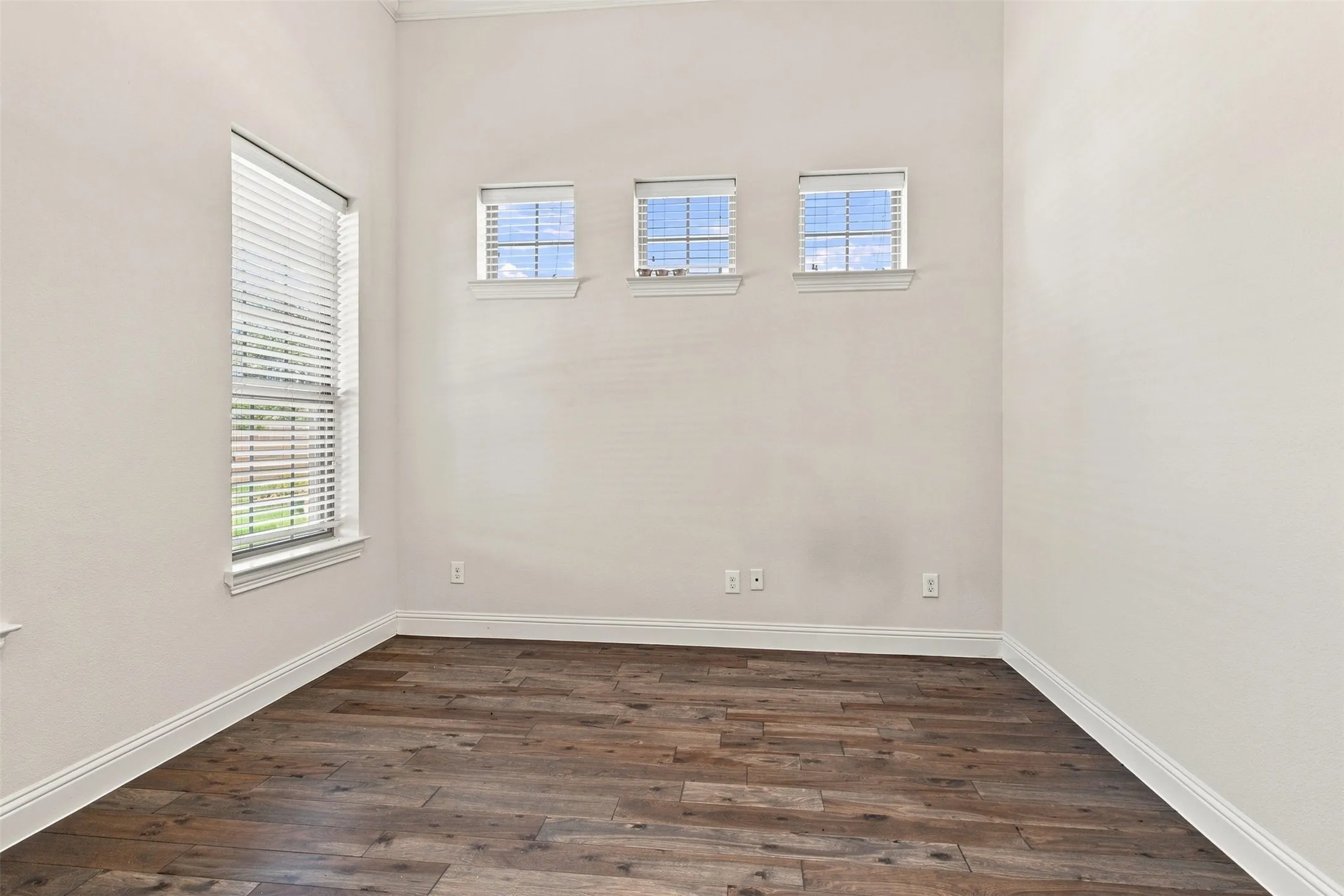 Office overlooking front yard