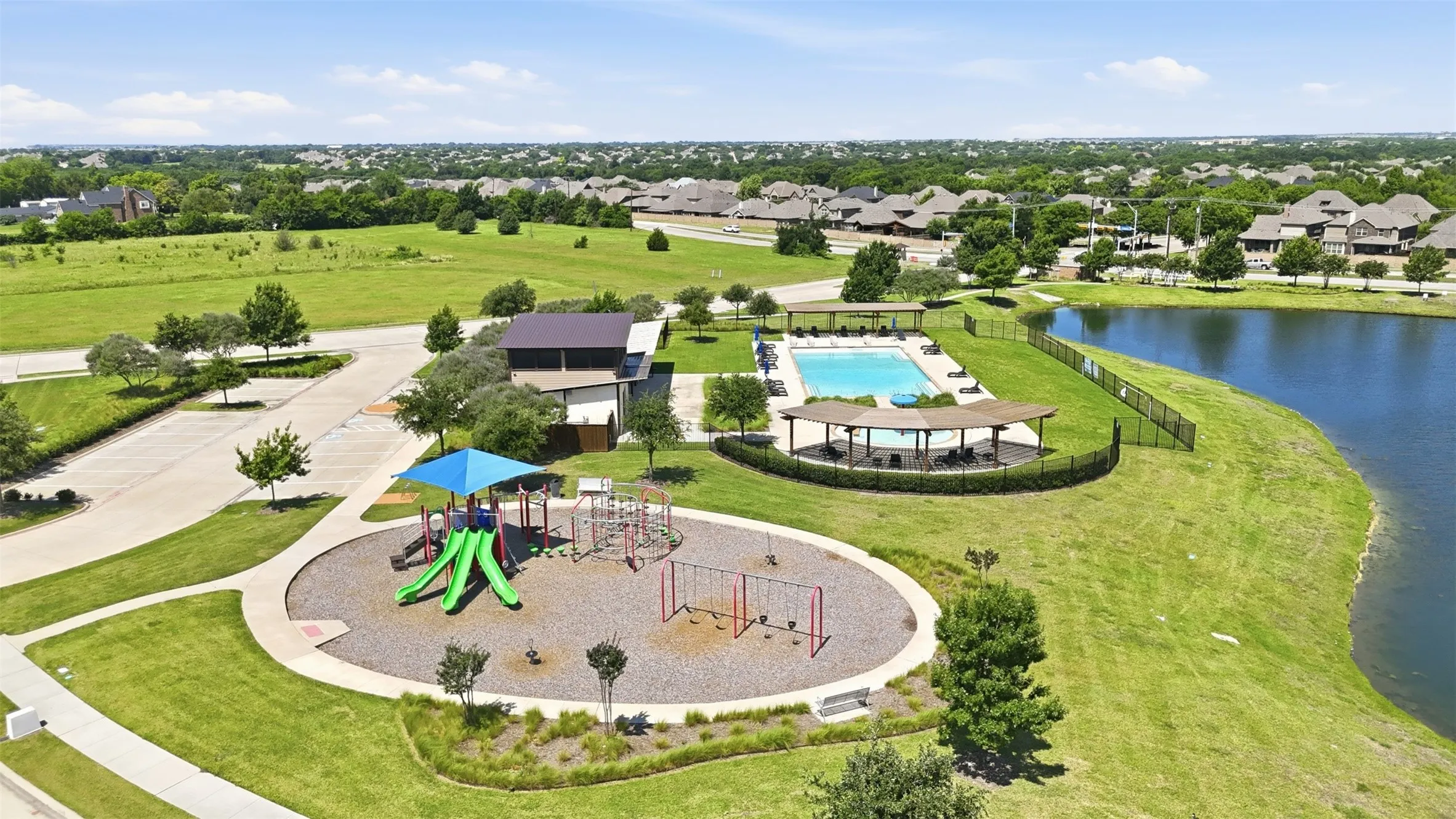 Community park, pool