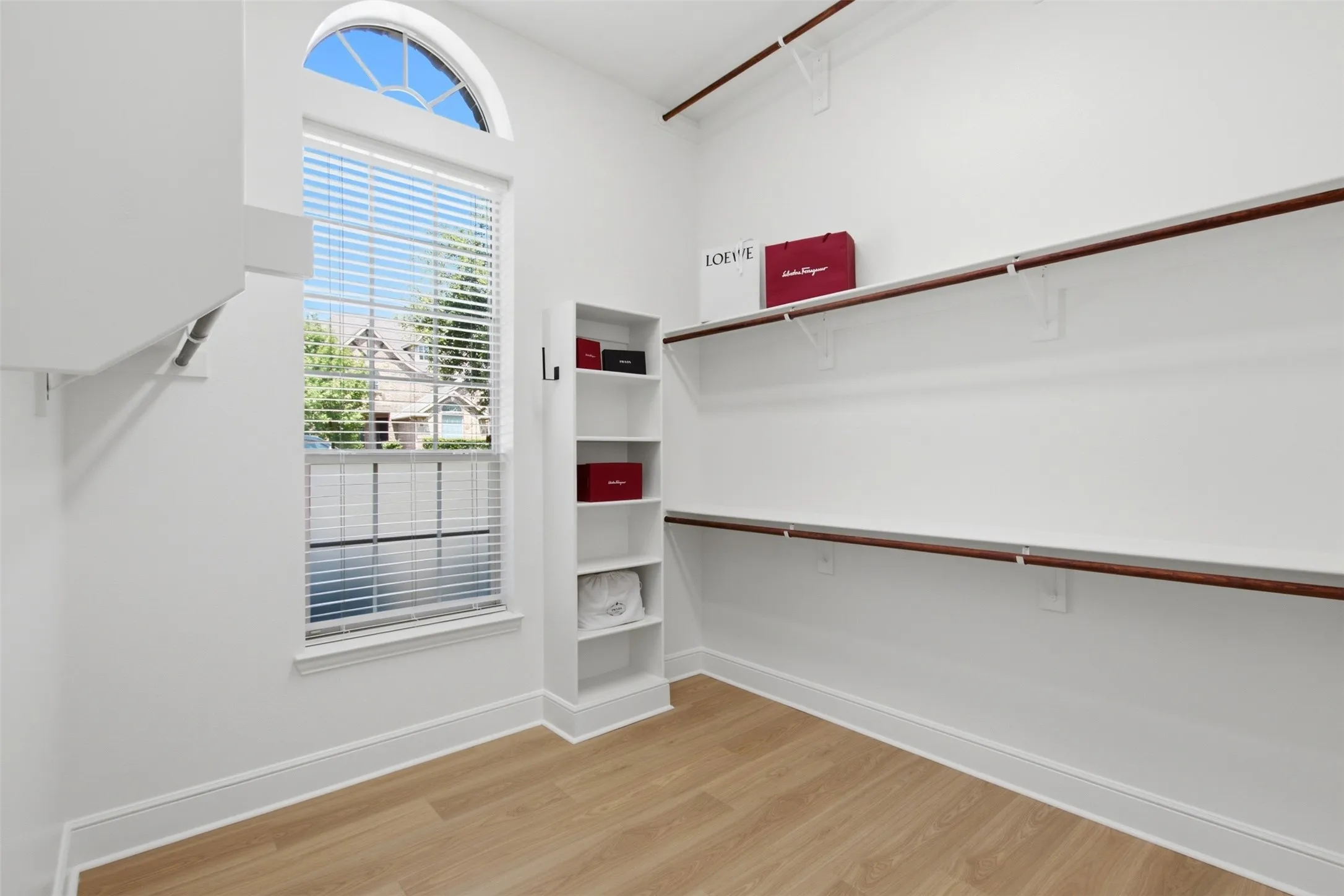 Large primary walk-in closet