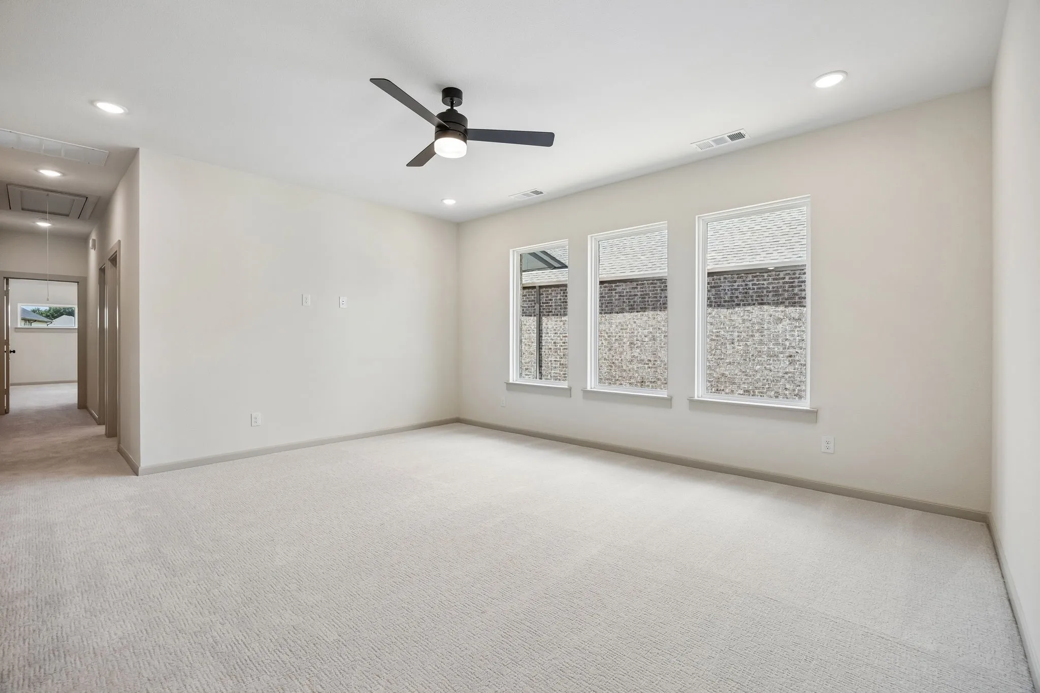 Plenty of family fun to be shared in this wonderful, light filled game room!