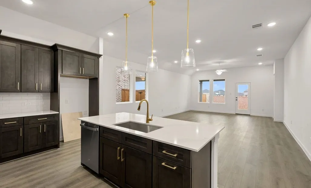 Open Kitchen-Living-Dining Room Representative Photo featuring the Oxford Collection