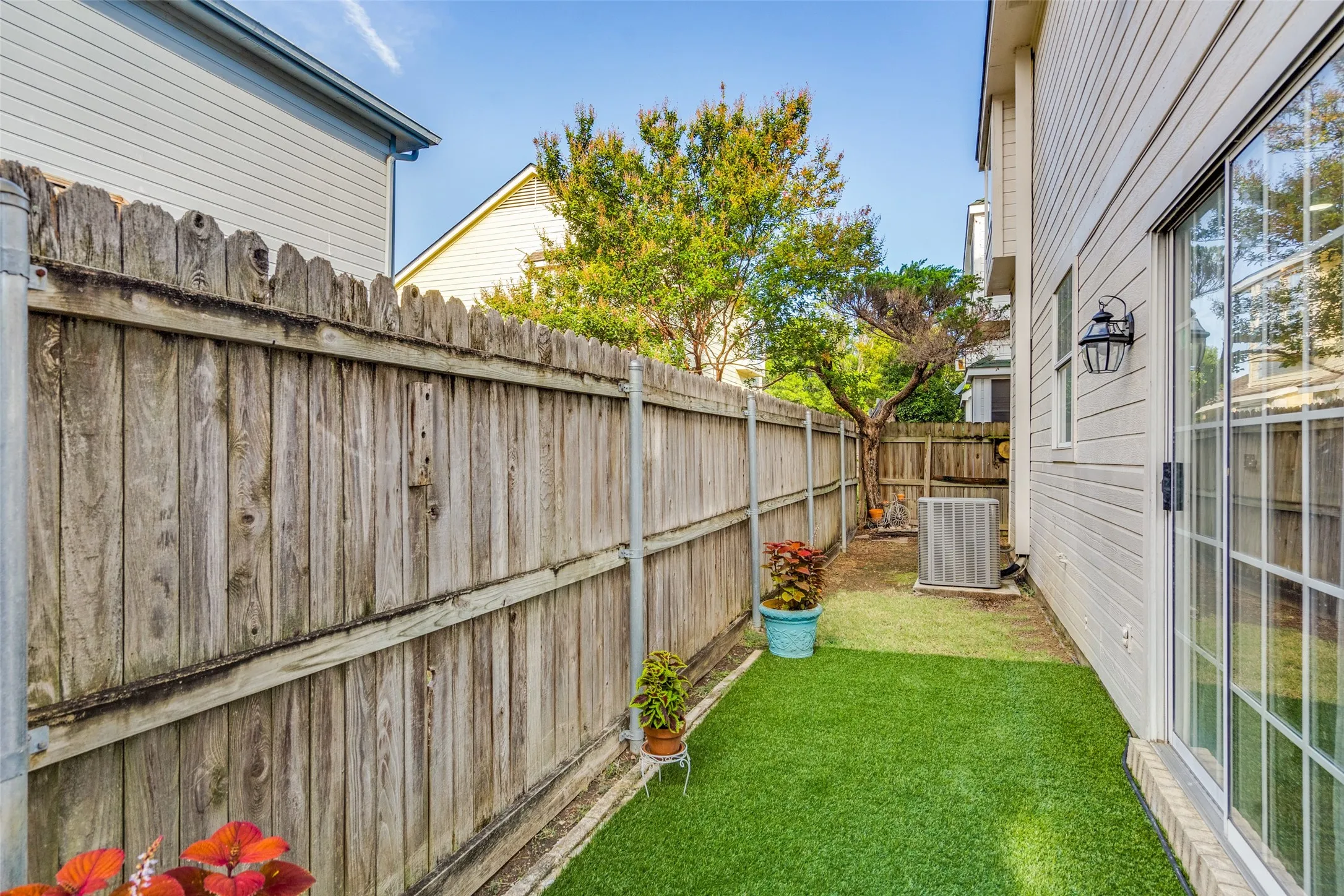 Small, but very functional, Backyard.