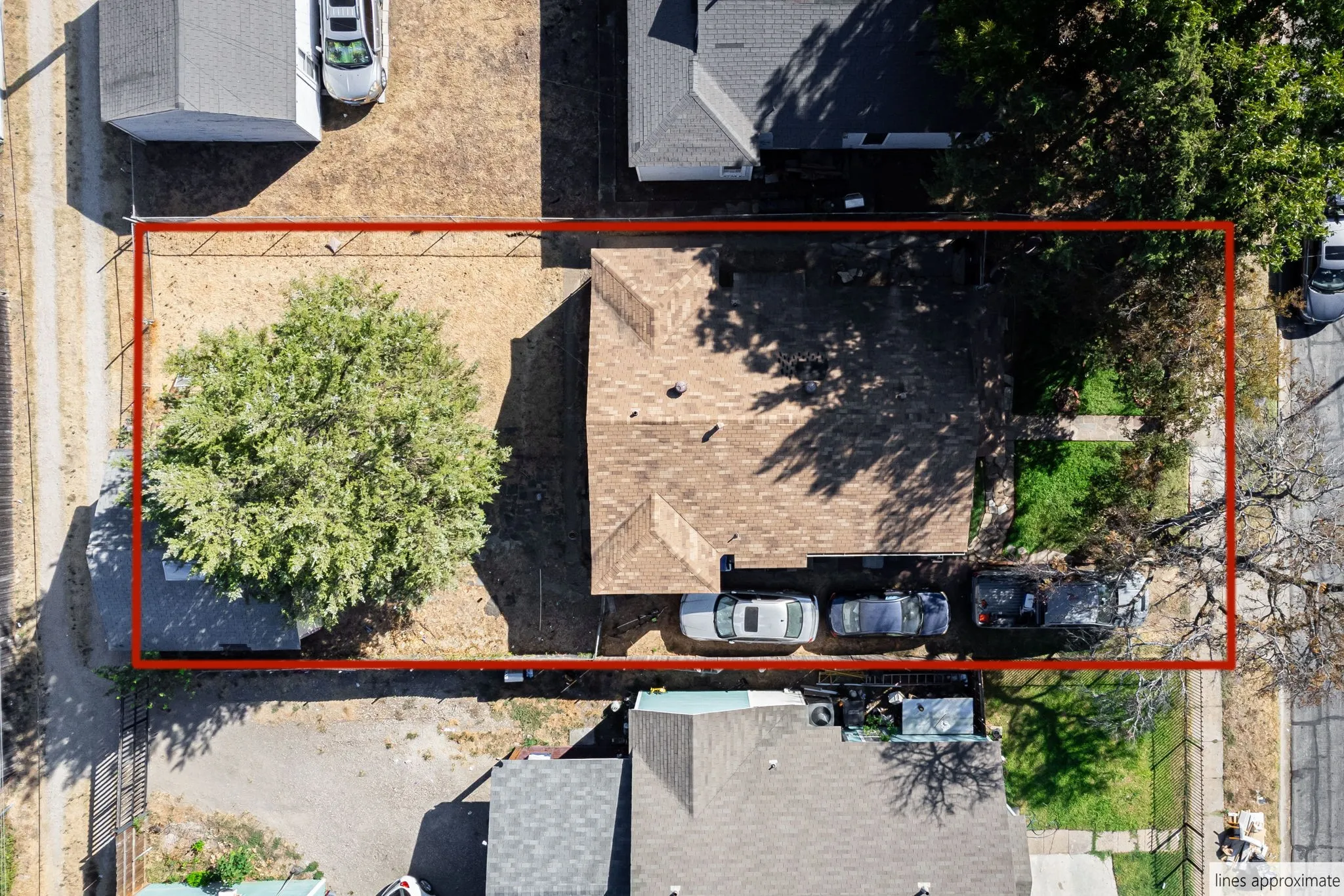 The Red Border Is An Approximate For The Lot - A Survey Is Recommended For Exact Boundaries.