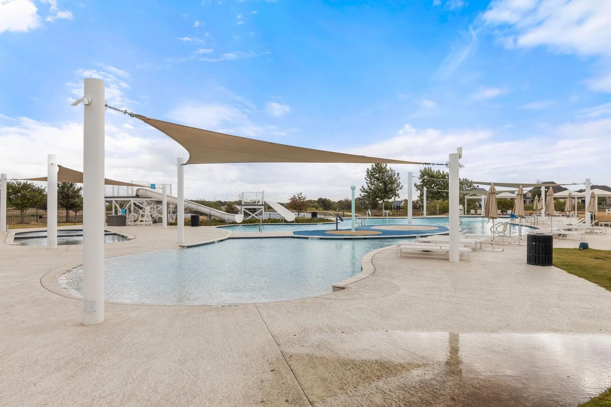 Resort Pool with full lap pool in walking distance