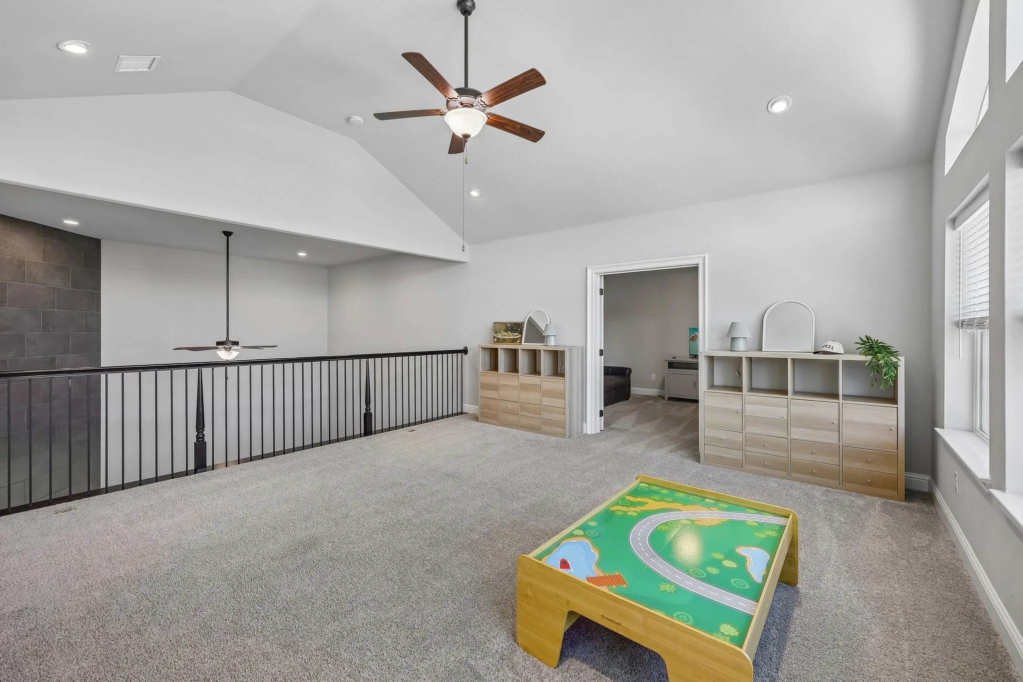 Gigantic Game Room with separately enclosed media room