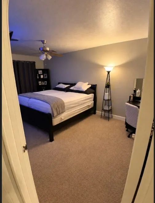 Another view of spacious bedroom.