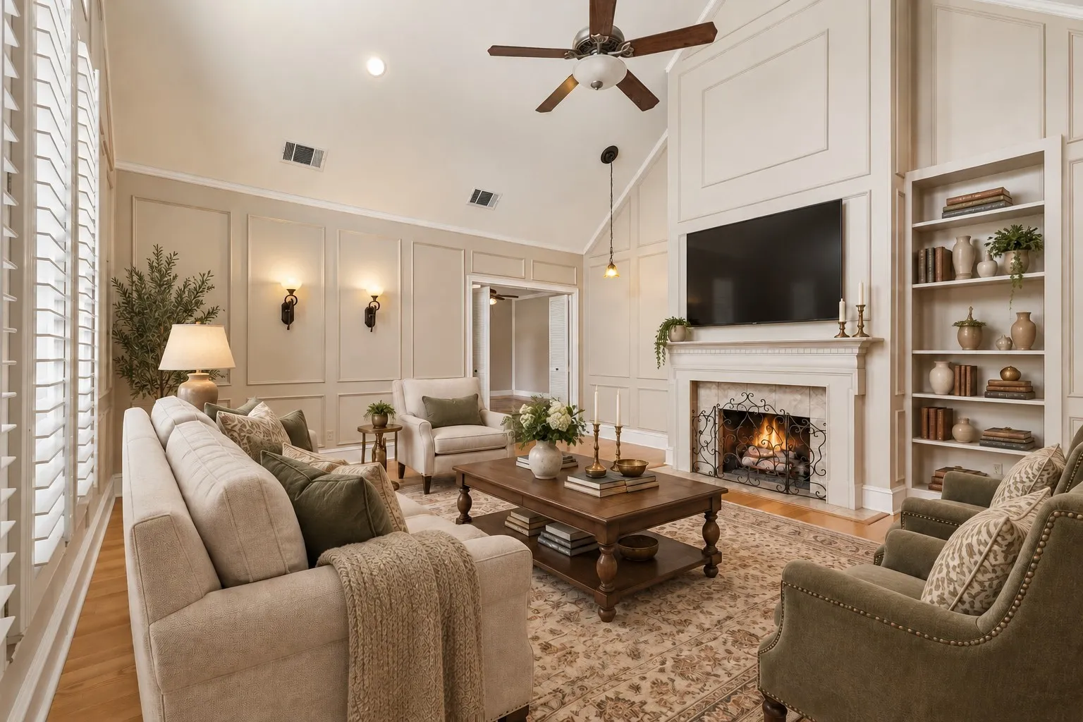Living Room—Virtually Staged