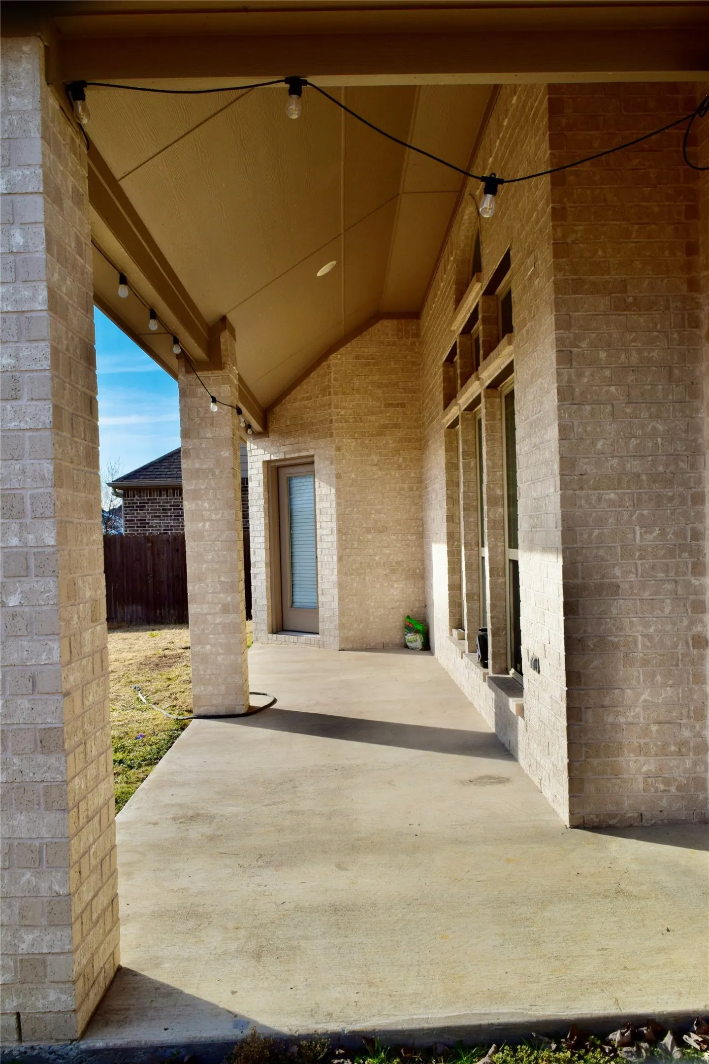 View of patio