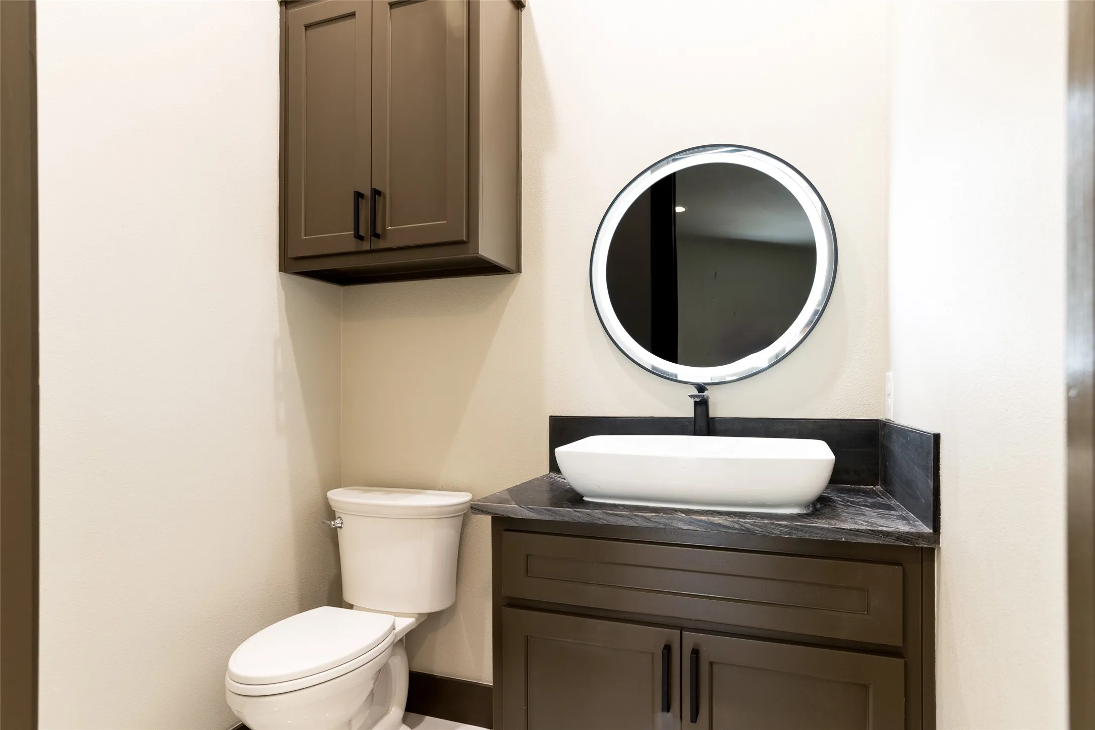 Half bath off second living area