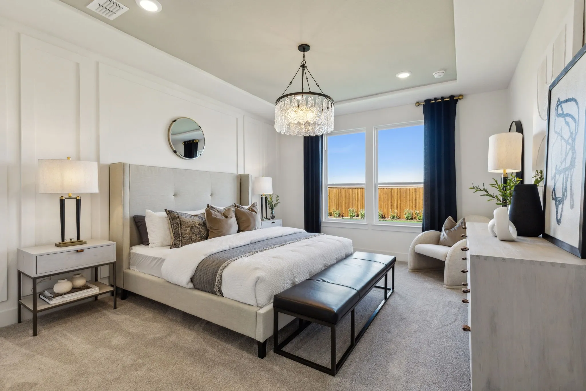 *Model Representation - Spacious owner's suite with private bath
