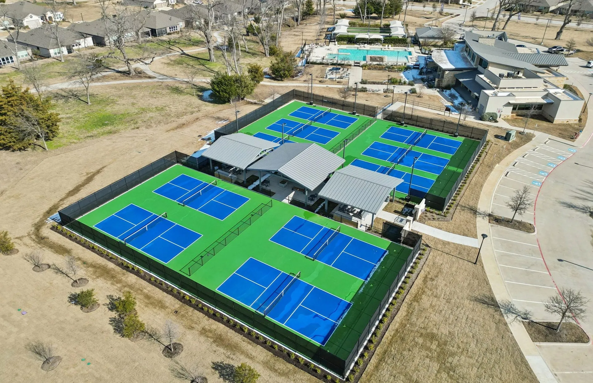 Pickleball courts