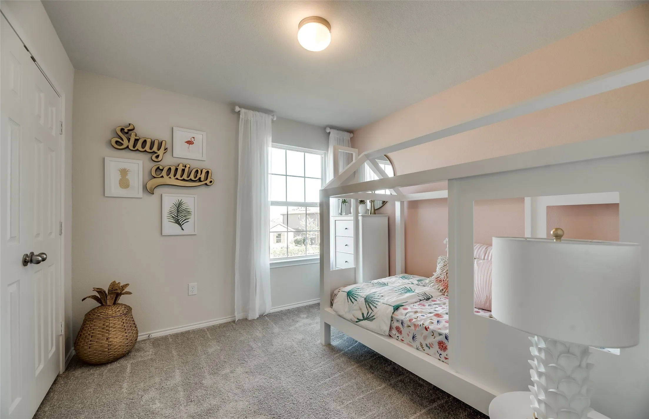 *Model Representation - Spacious secondary bedroom with large windows