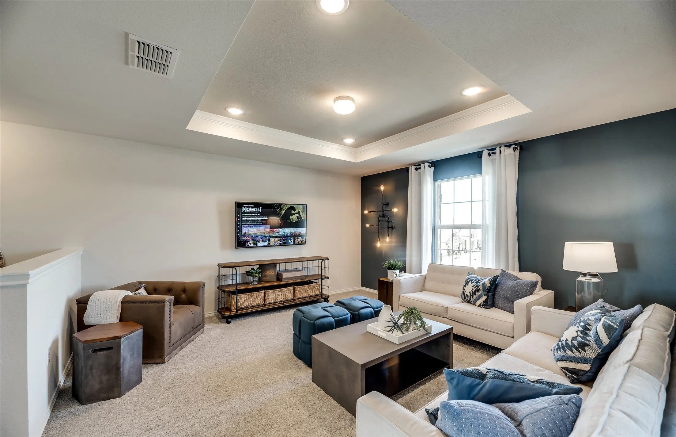*Model Representation - Spacious game room on second level