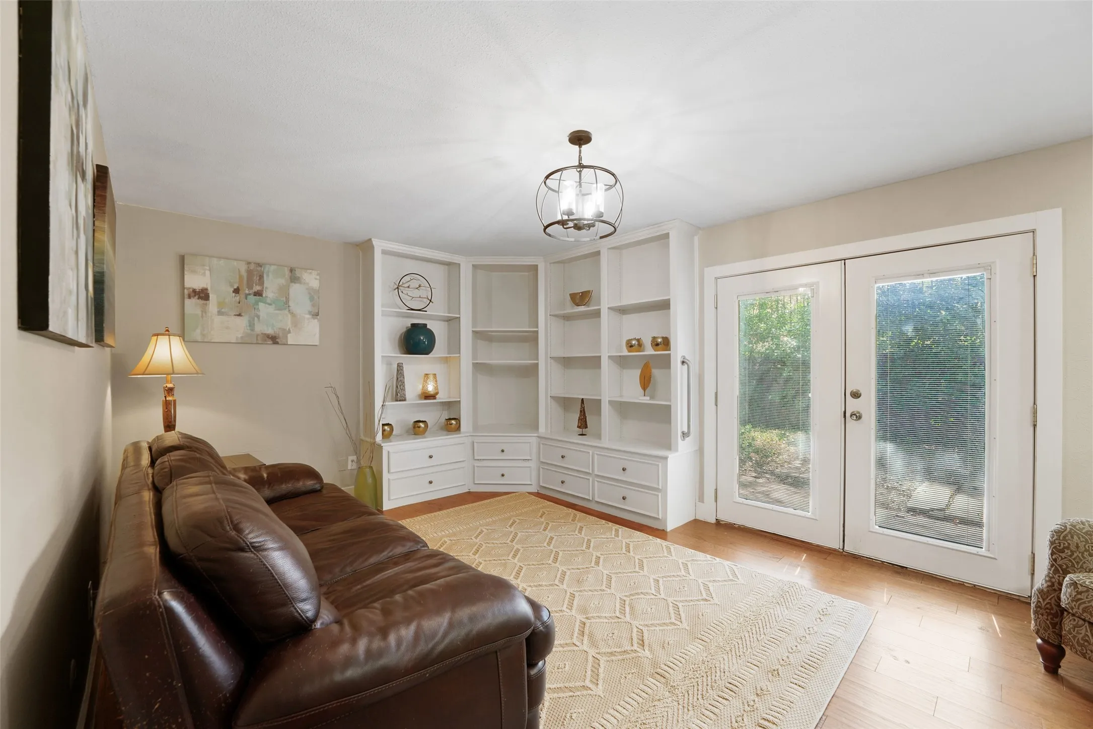 Family Room with Built-ins