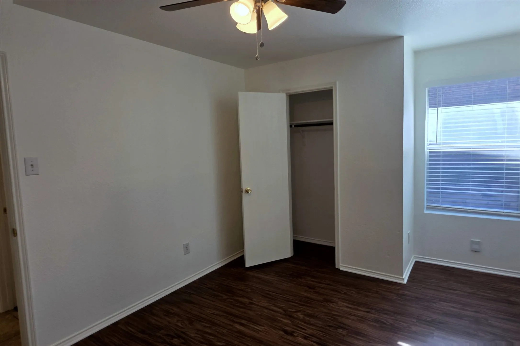 Walk-in closet in Bedroom 2.