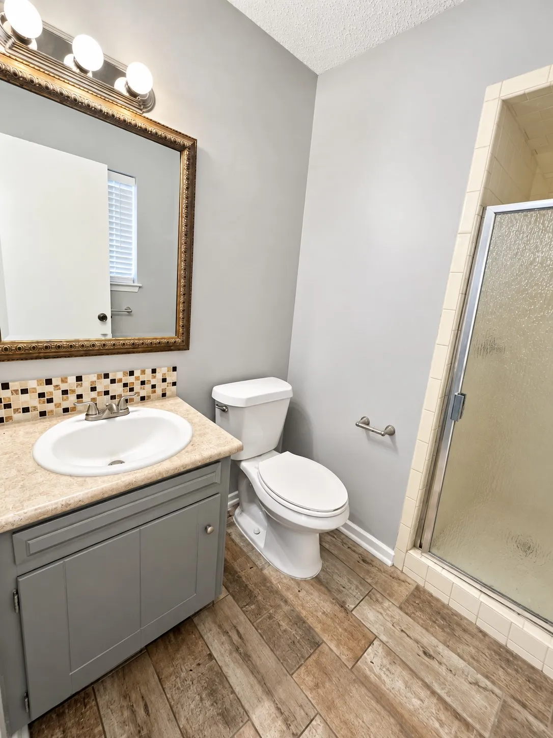 Primary bath with shower