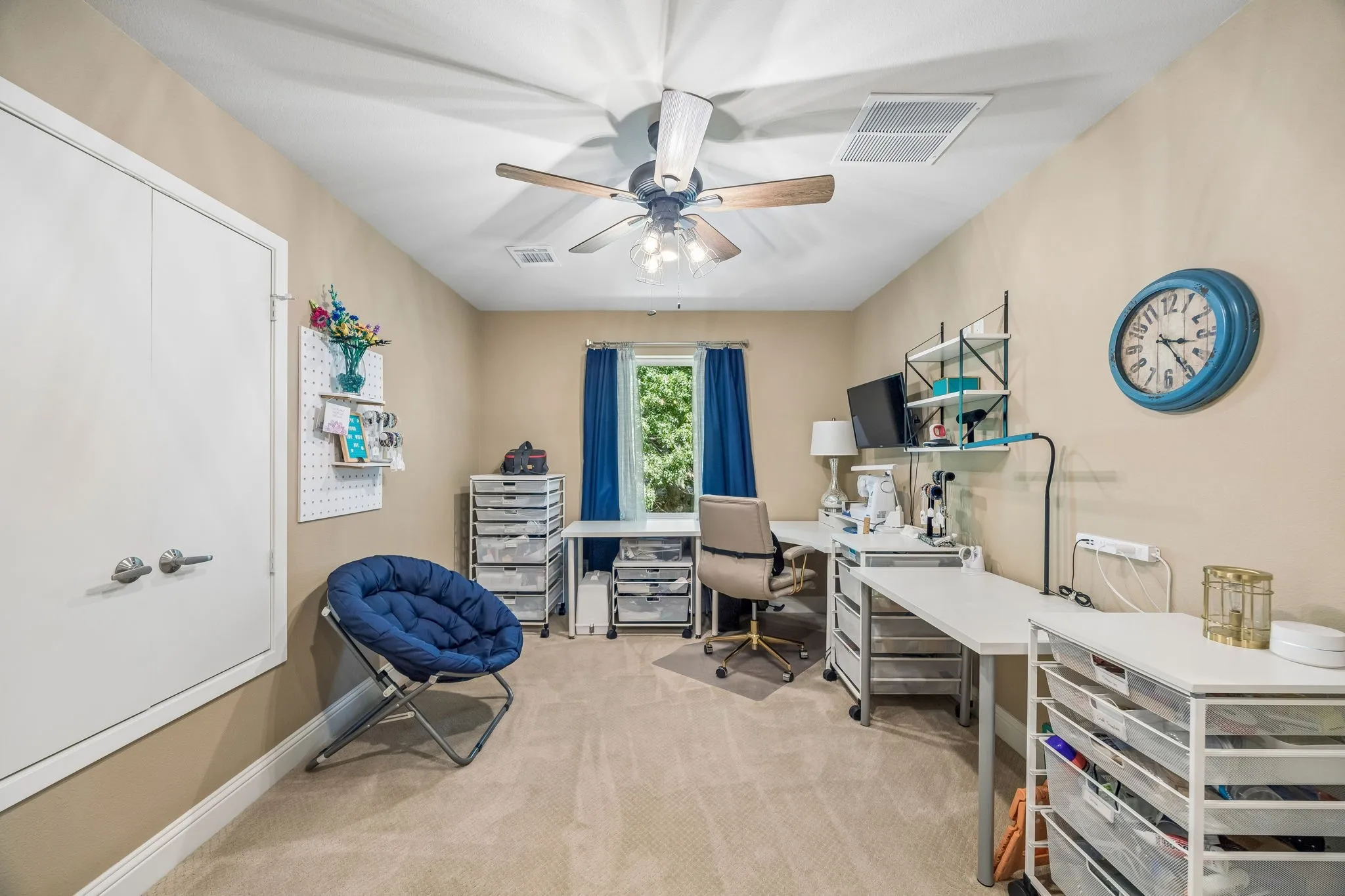 Upstairs study