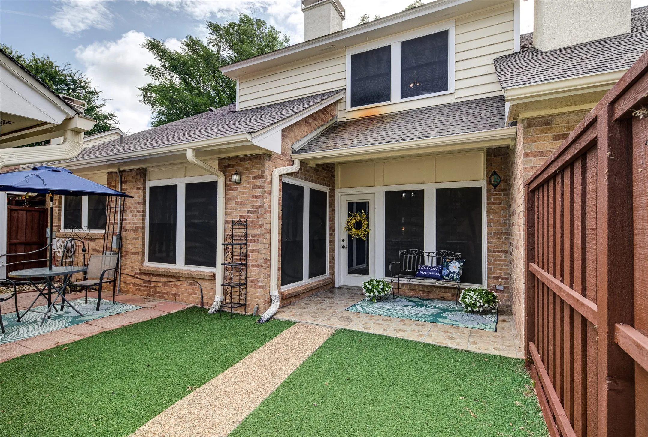 Rear Patio area