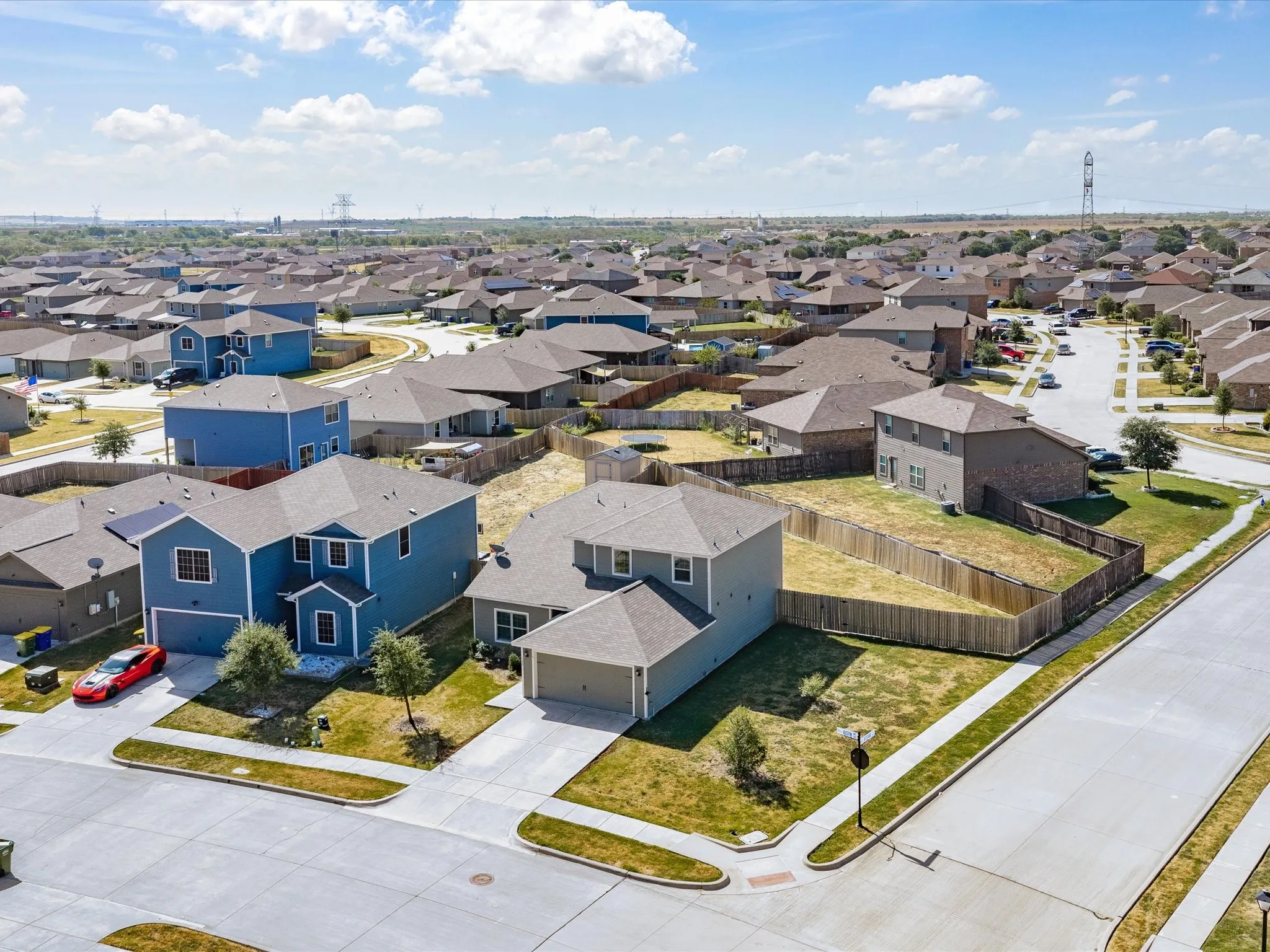 Large corner lot