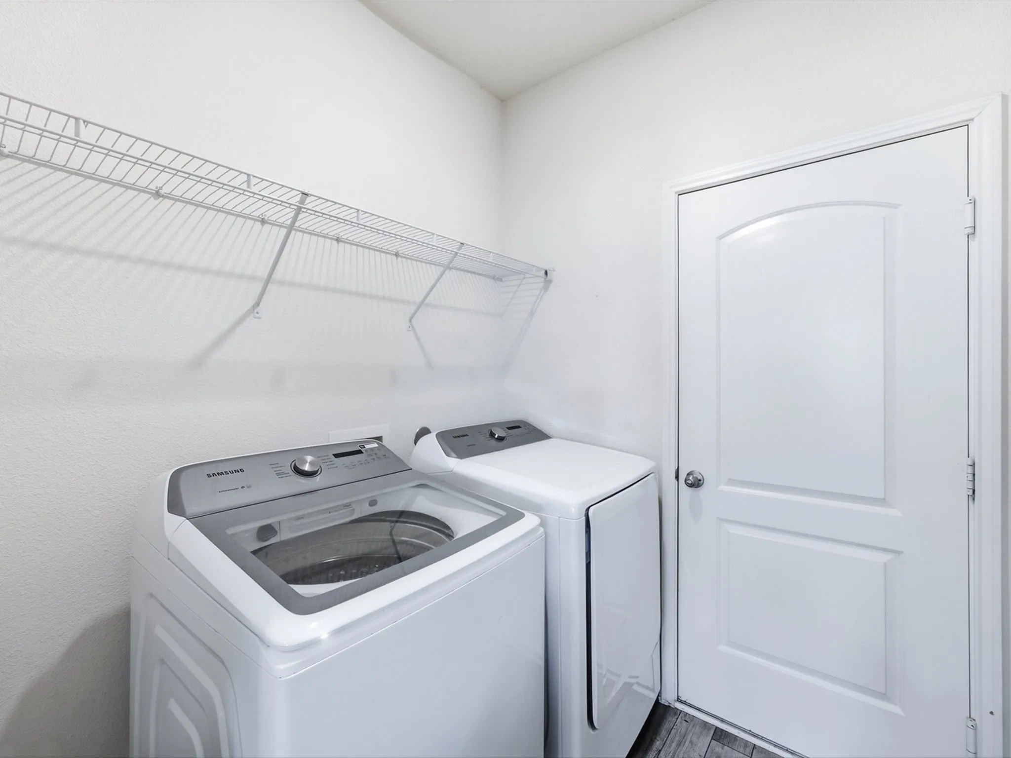 Laundry room near kitchen