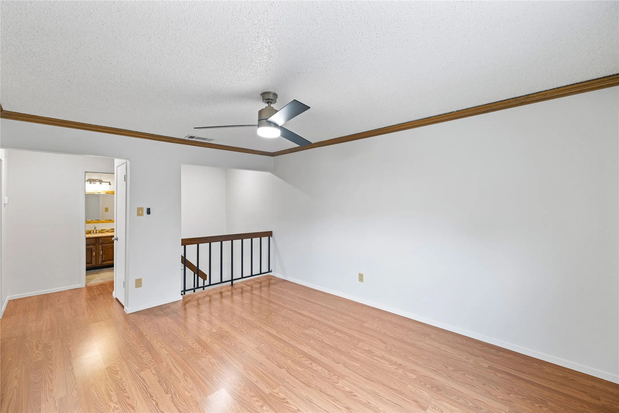 Upstairs living area