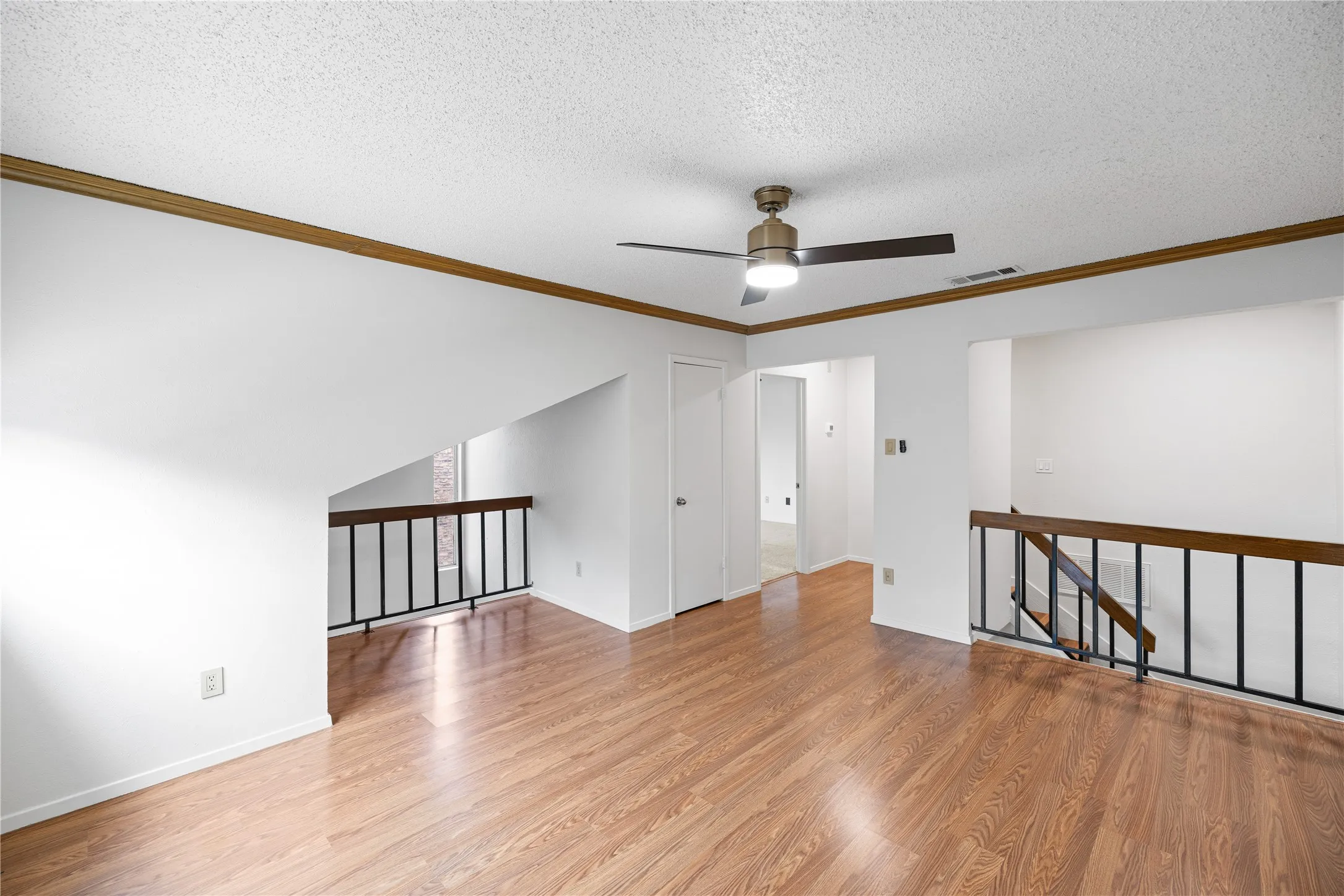 Upstairs living area