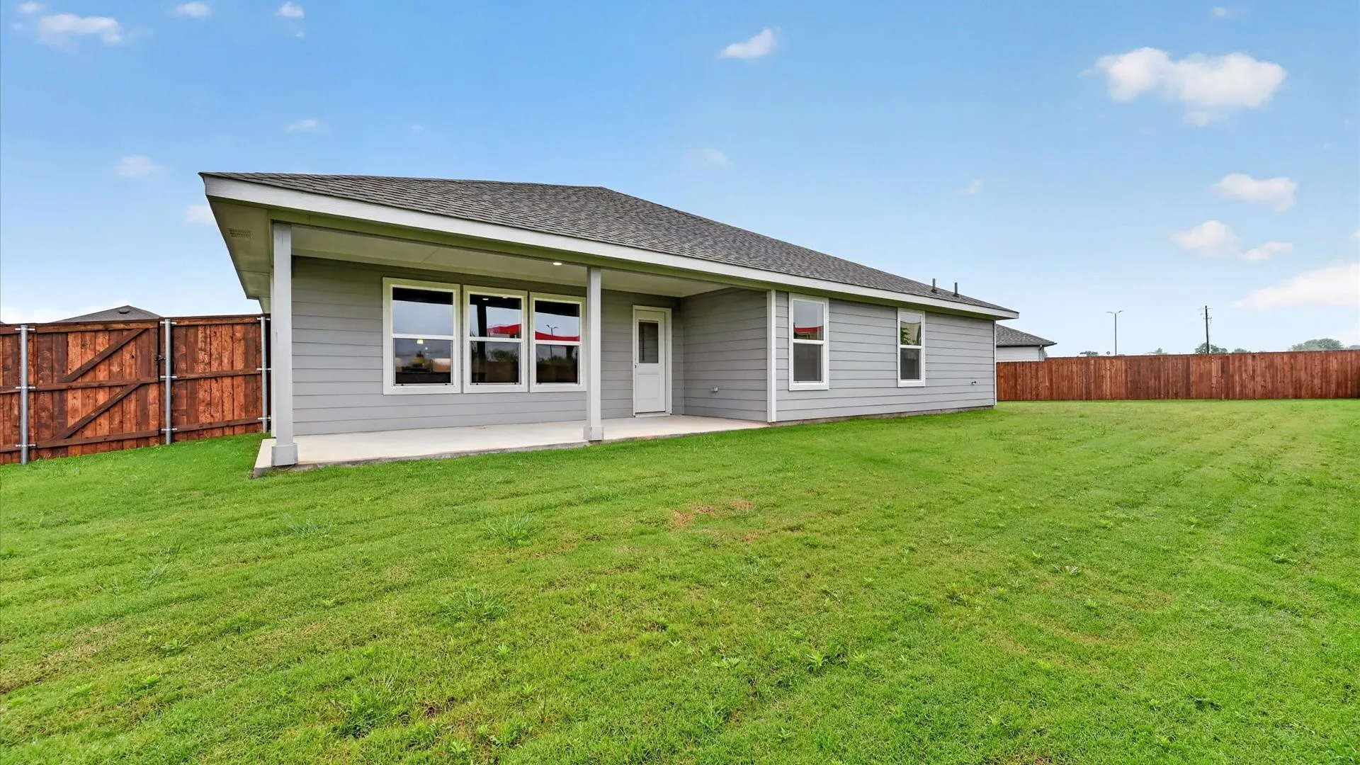 Rear Elevation - All Home and community information, including pricing, included features, terms, availability and amenities, are subject to change at any time without notice or obligation. All Drawings, pictures, photographs, video, square footages, floor plans, elevations, features, colors and sizes are approximate for illustration purposes only and will vary from the homes as built.