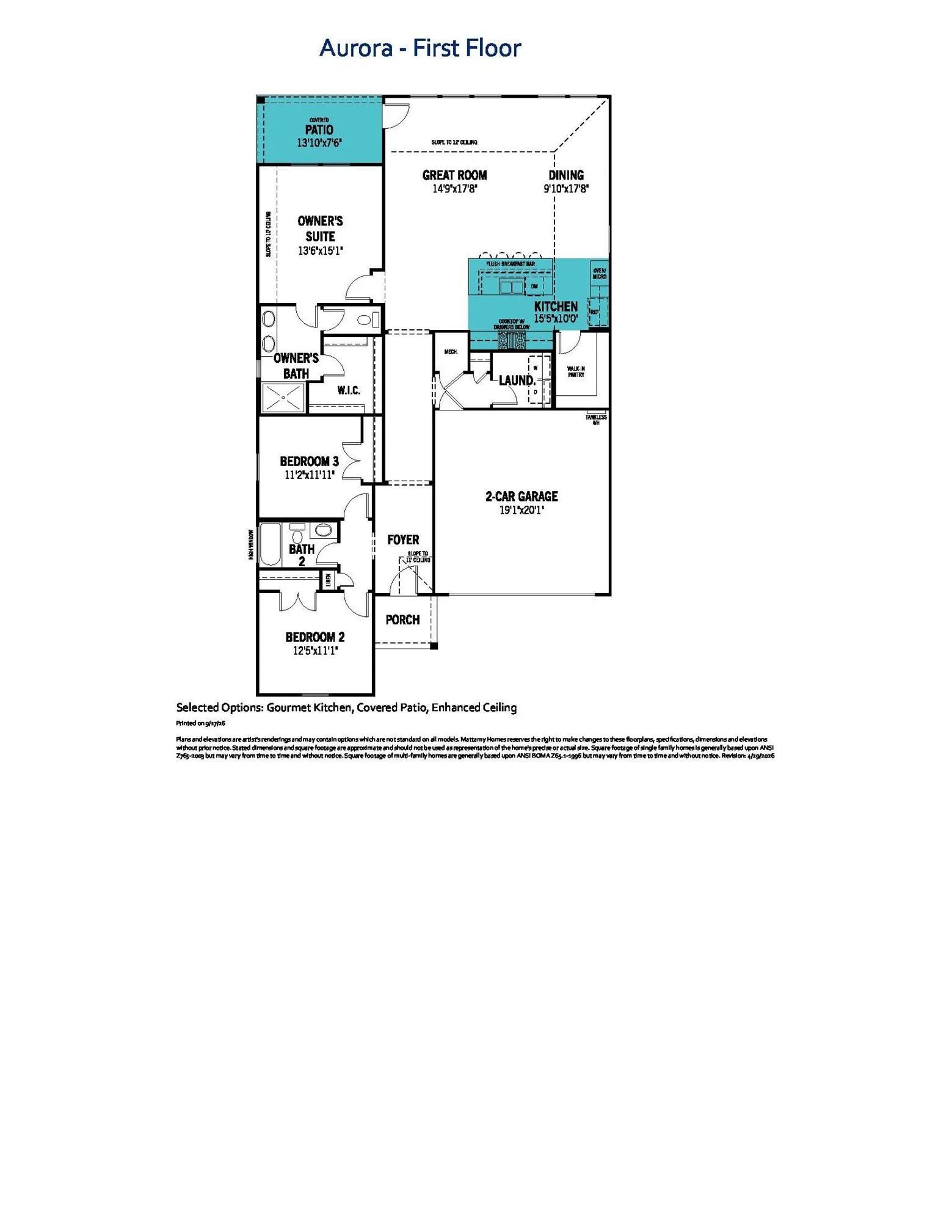 Aurora - Floor Plan