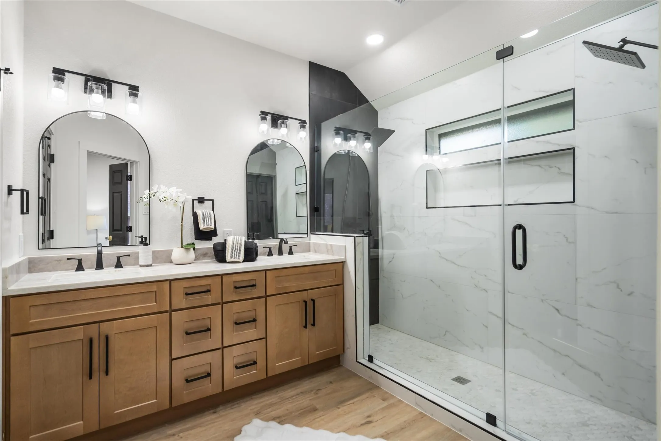 Completely updated with Dual Shower Heads & a massive walk in closet