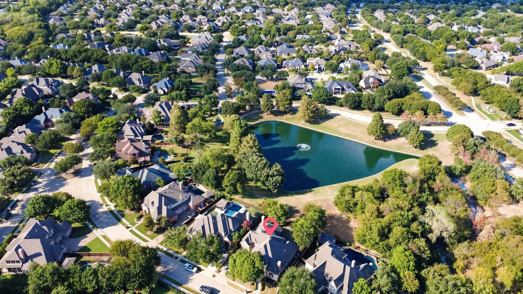 Aerial View - Water front property.