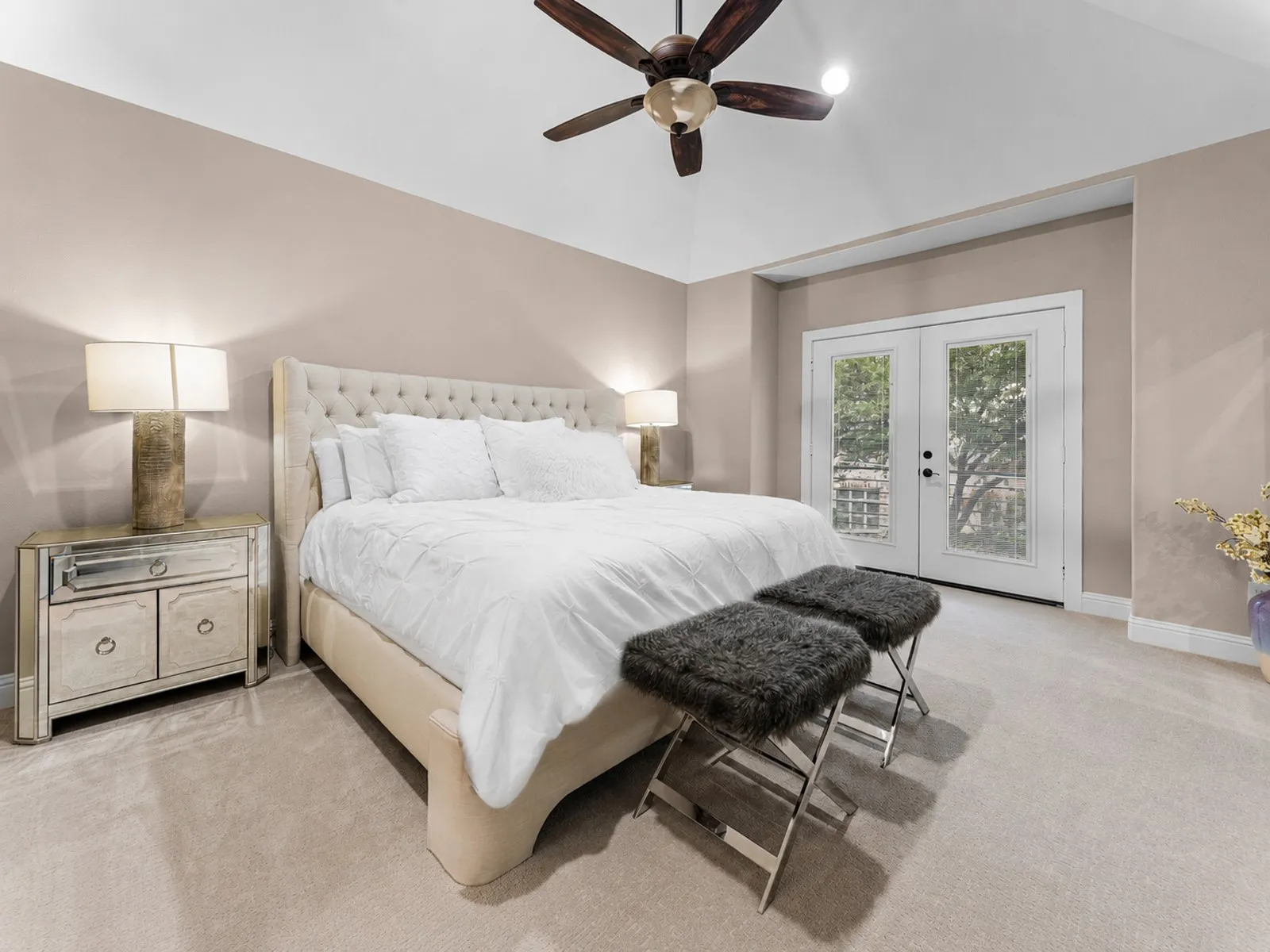 Primary Suite with juliet balcony