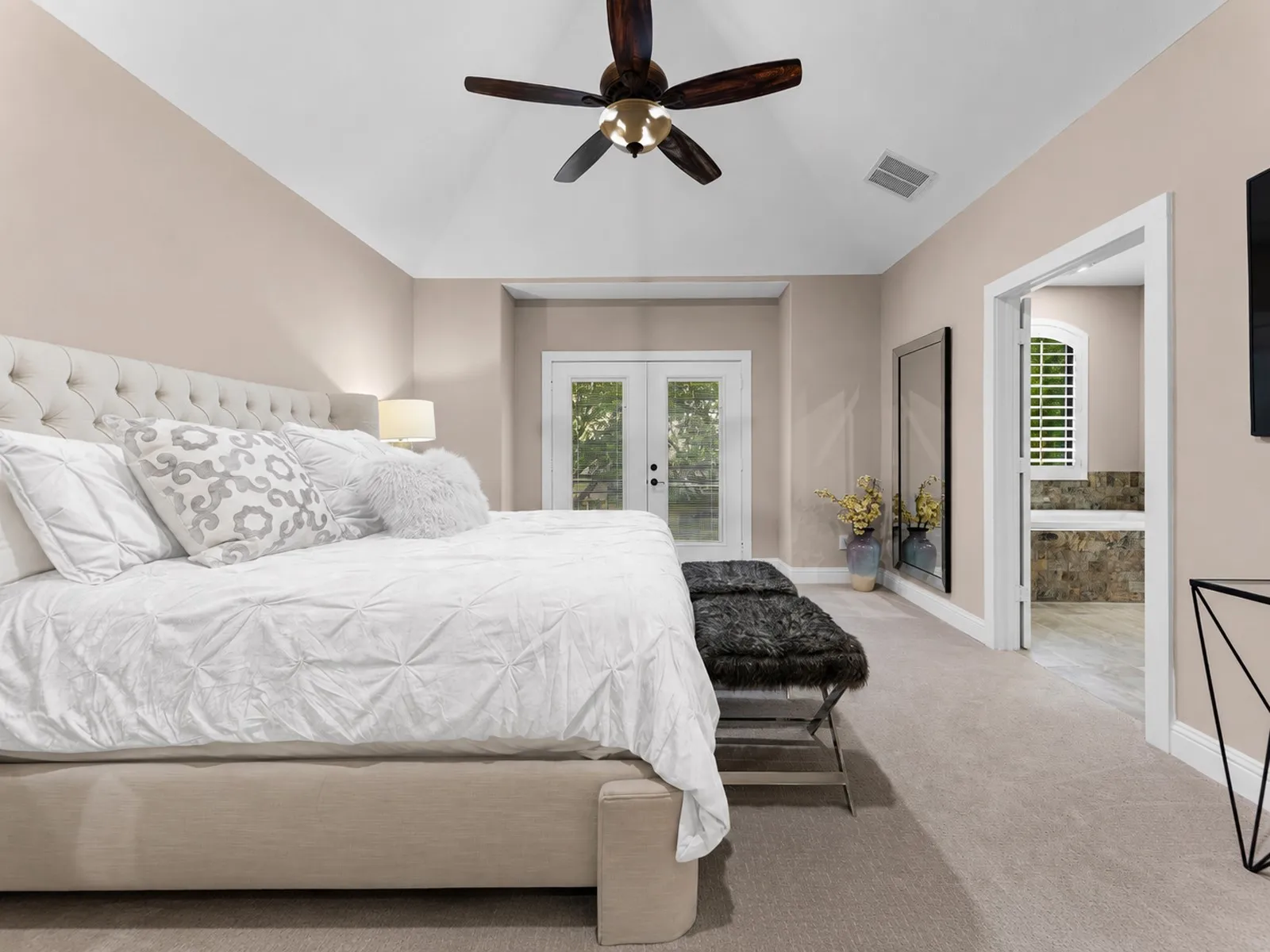 Primary Suite with juliet balcony