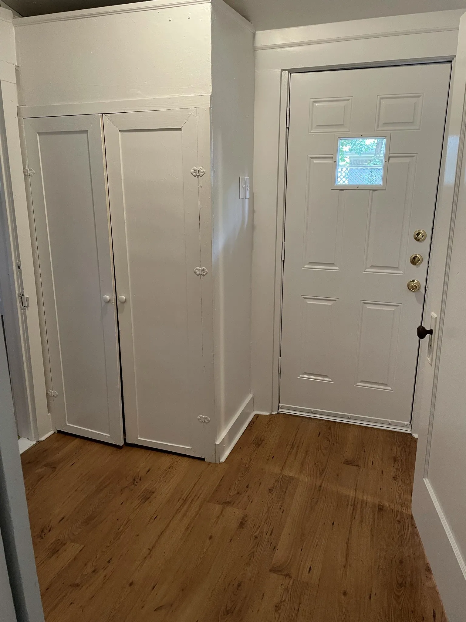 Doorway to backyard
