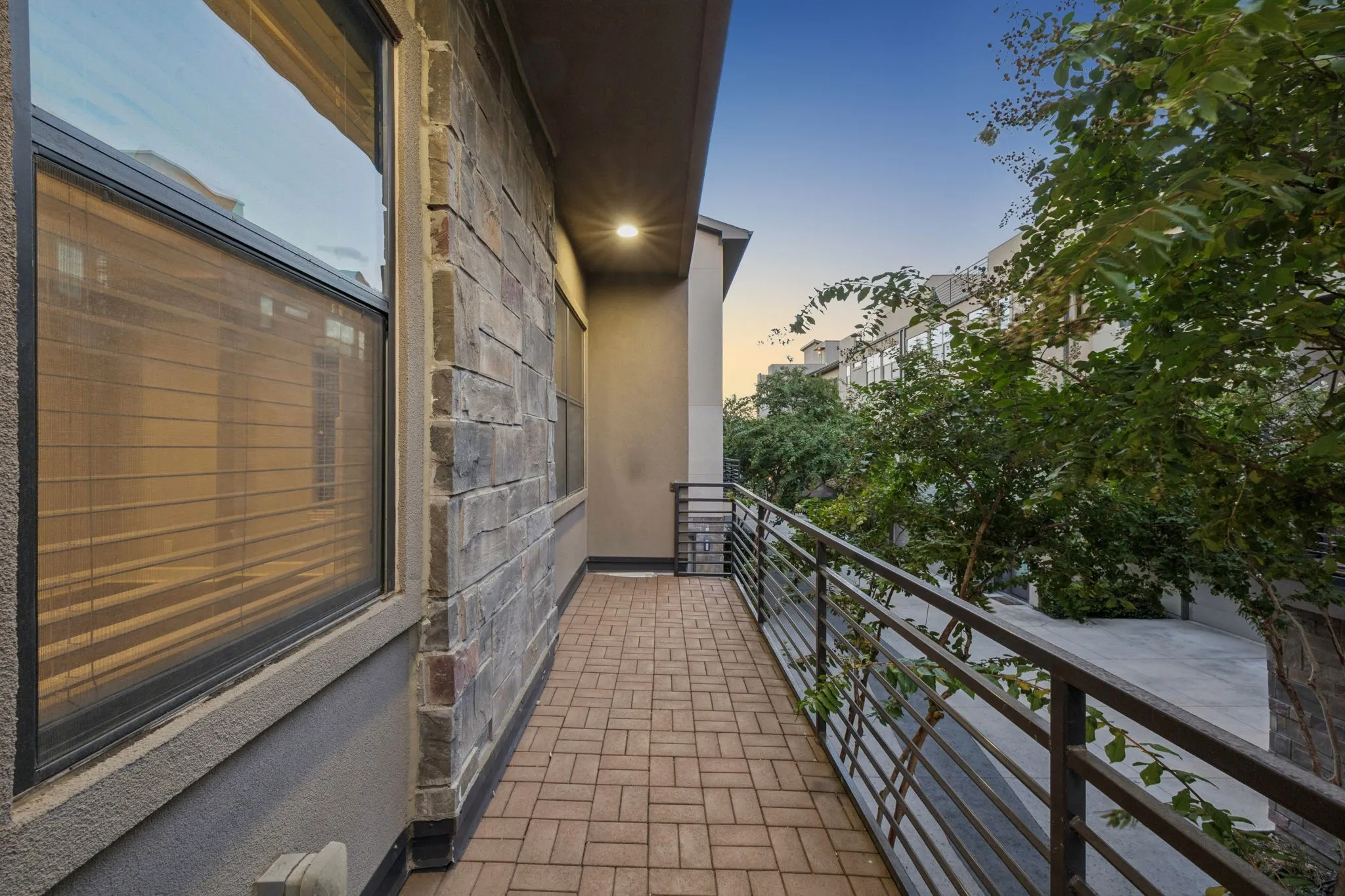 Balcony off of main level