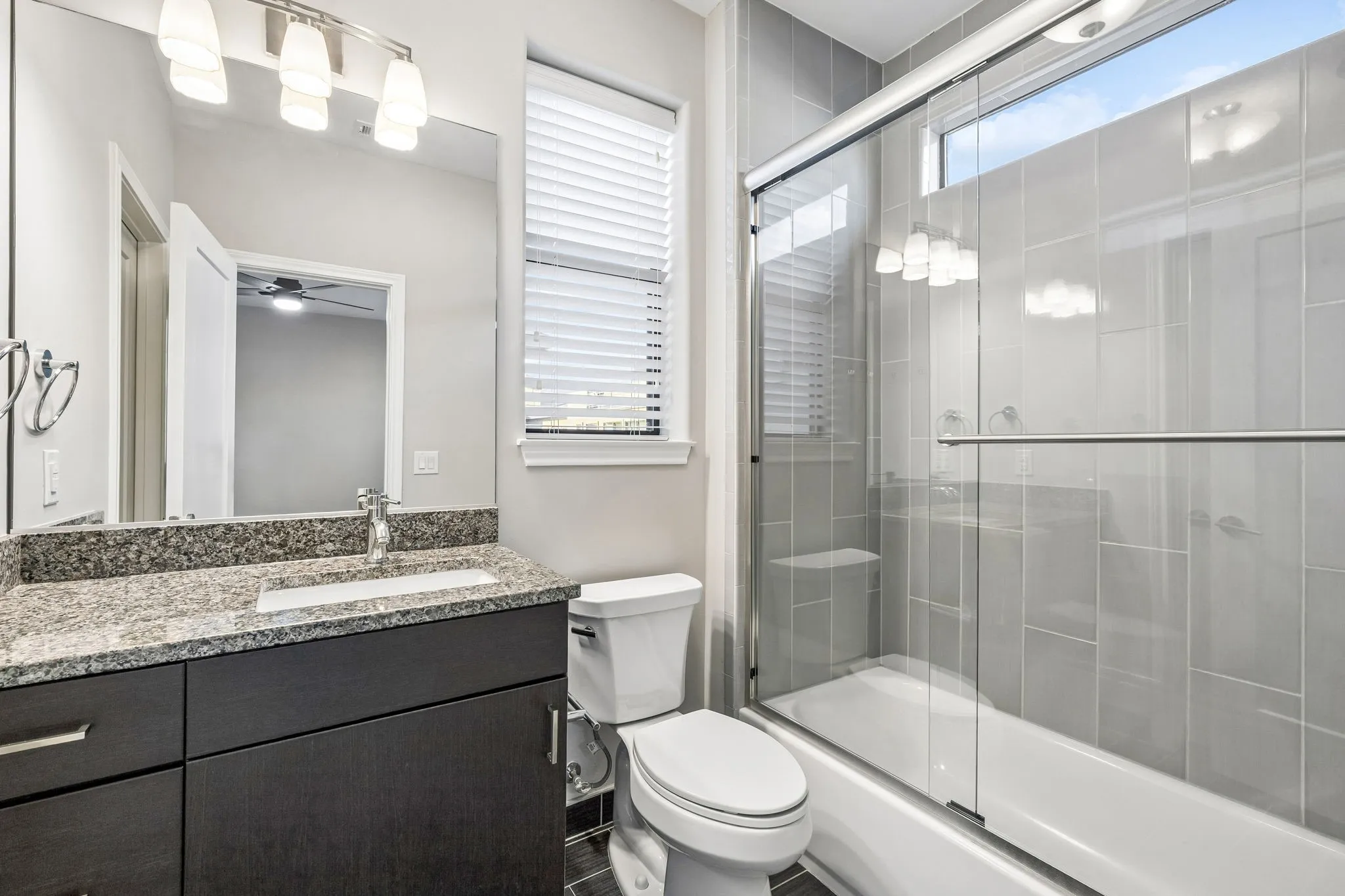 Ensuite bathroom off second bedroom