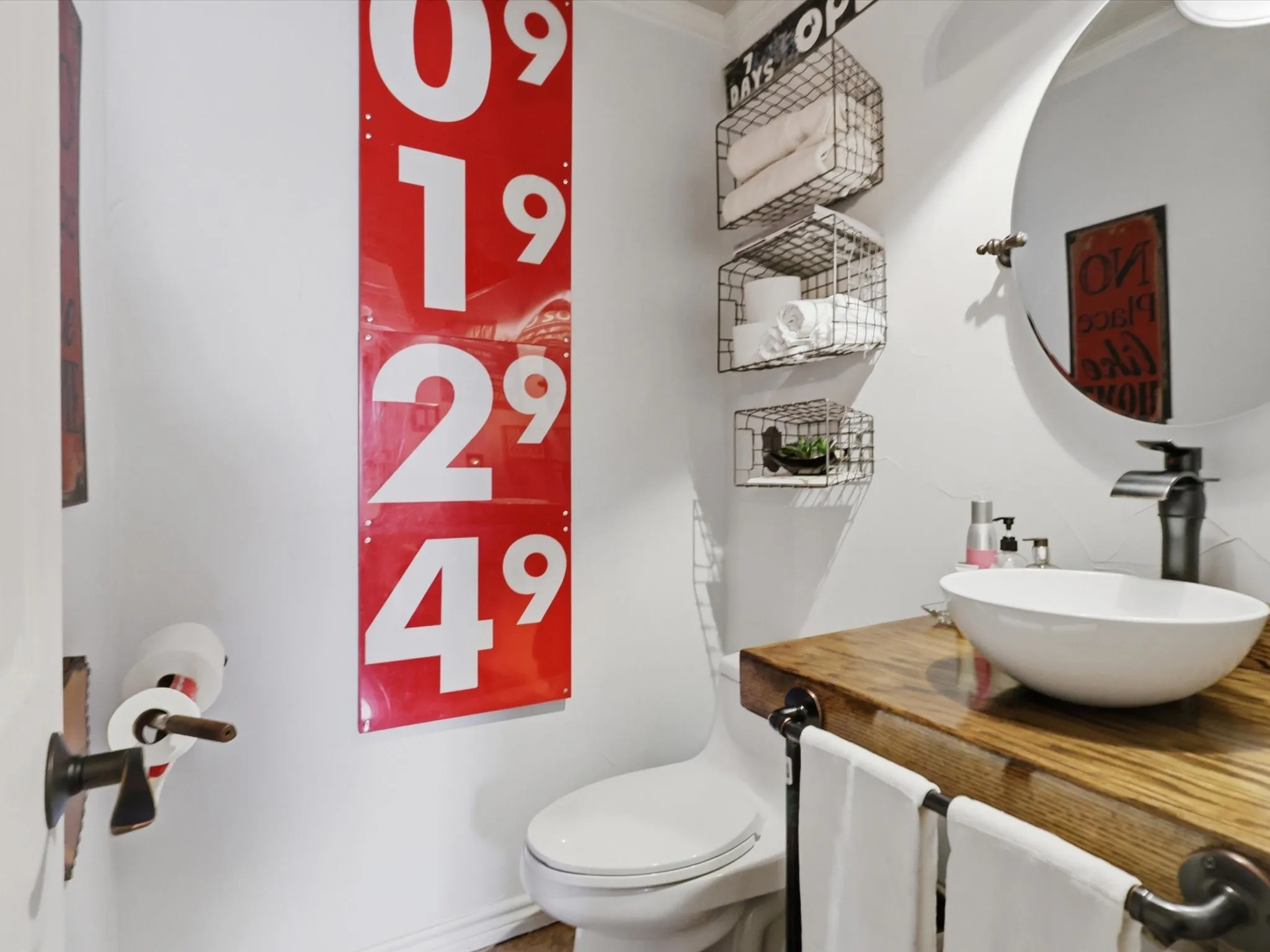 Charming half bath