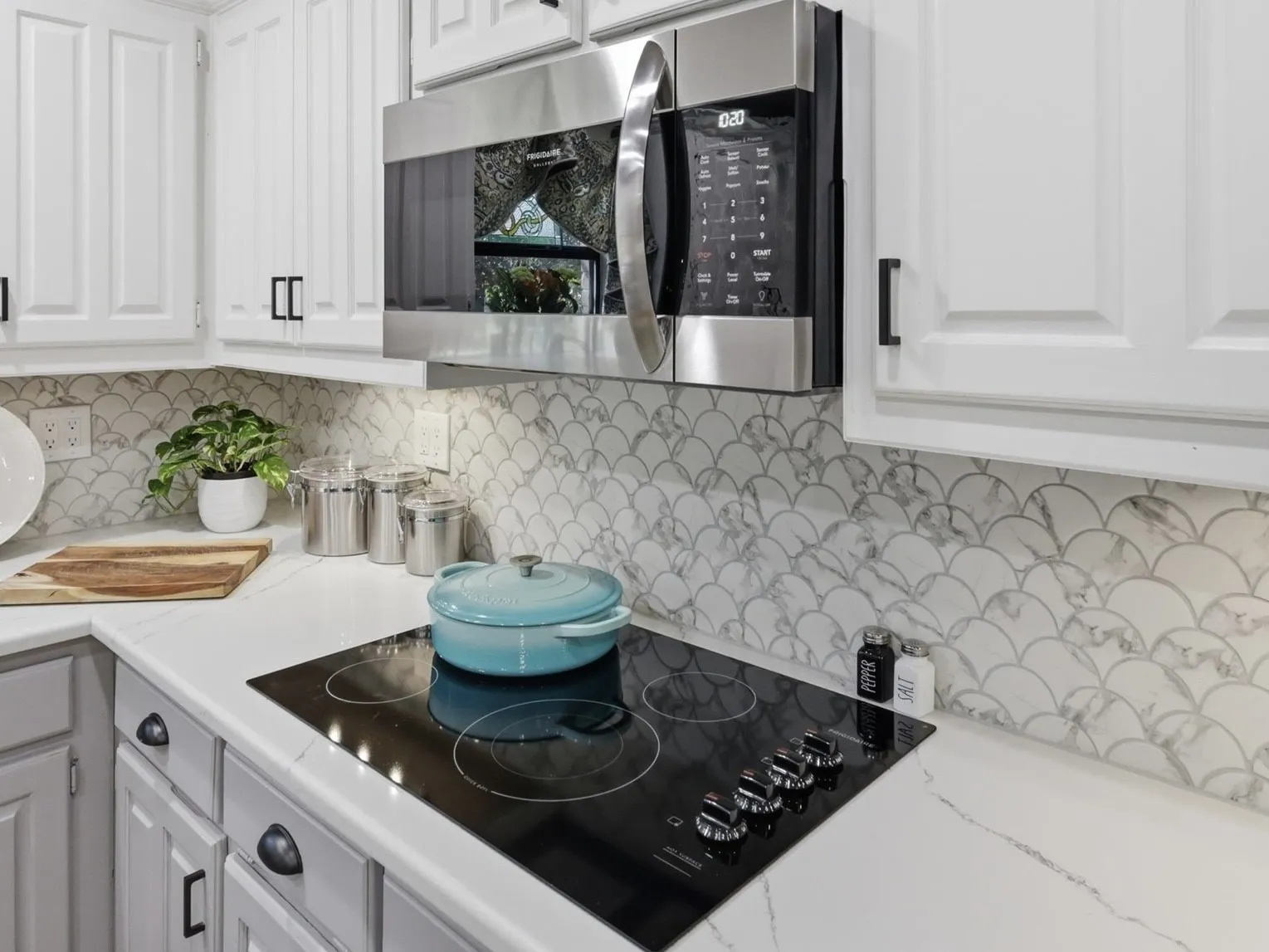 Plenty of counter space and storage