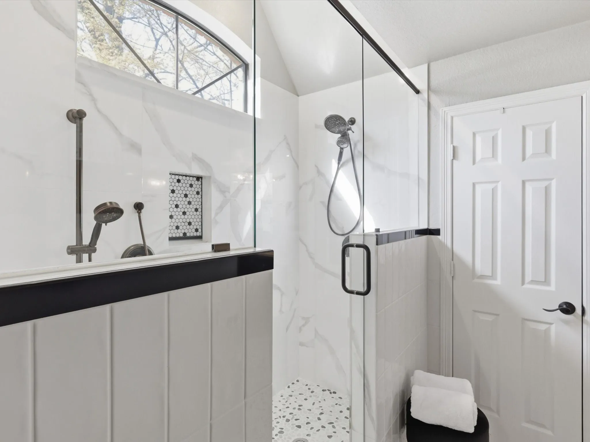 Large walk in shower