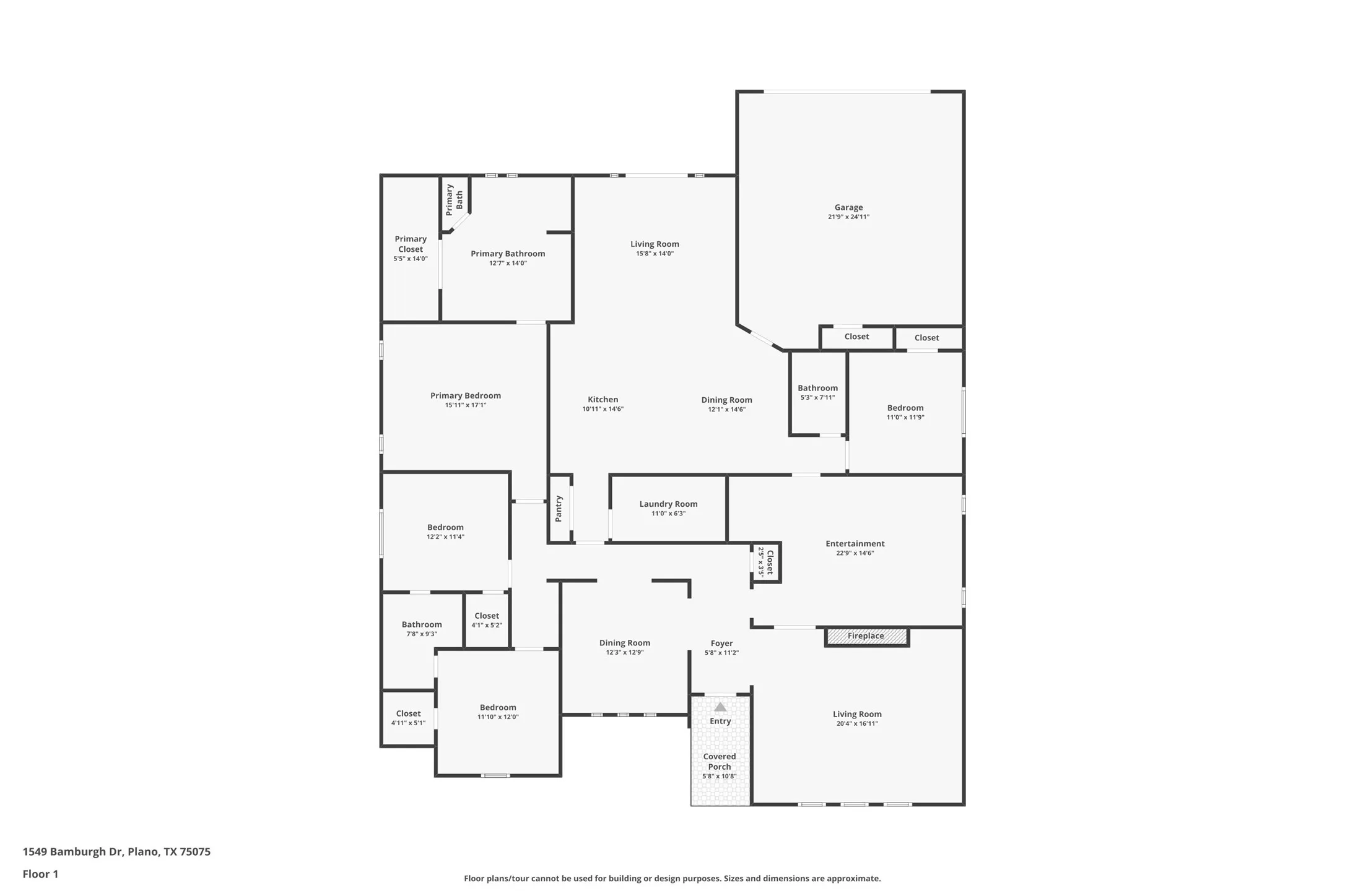 1549 Bamburgh floor plan