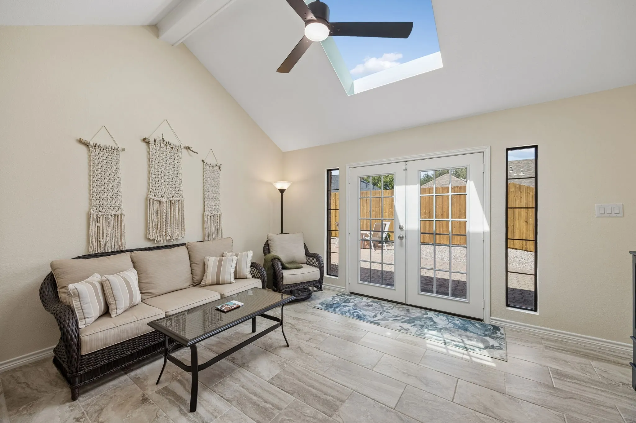 1549 Bamburgh 3rd living area opens to backyard and kitchen