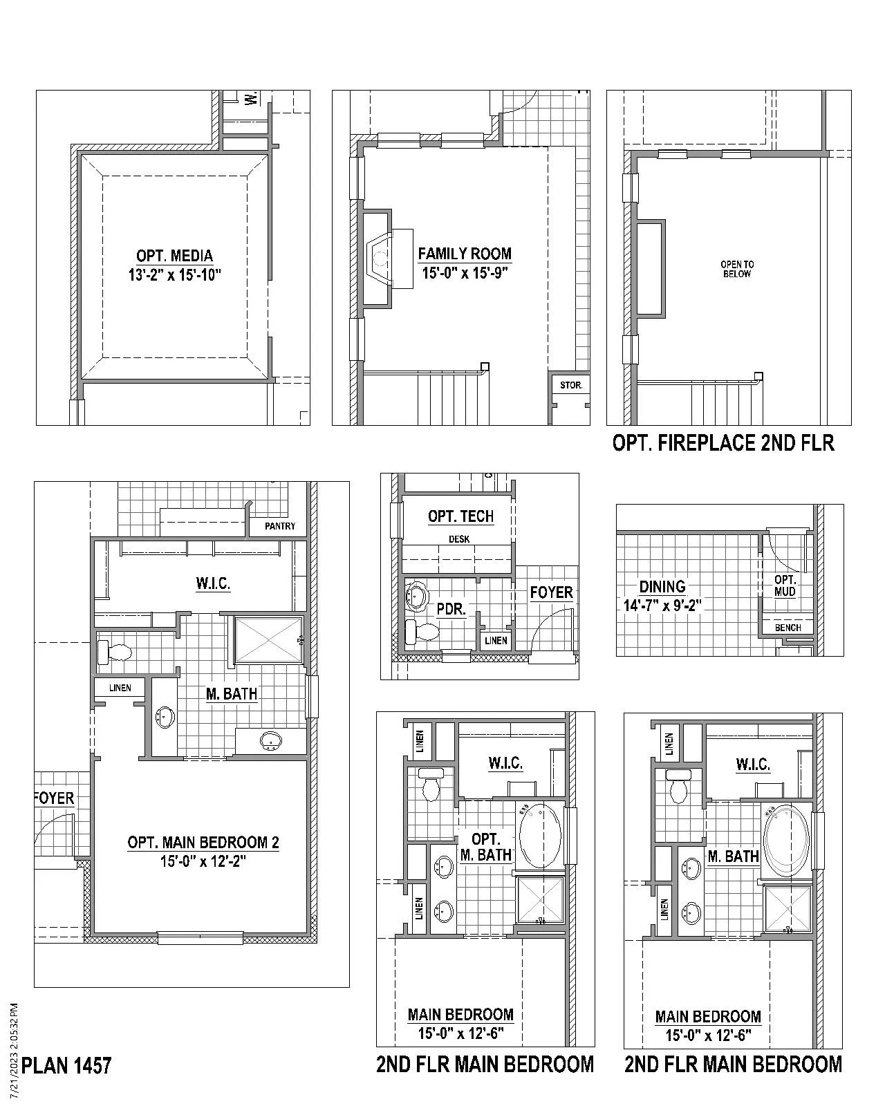 Floor plan options