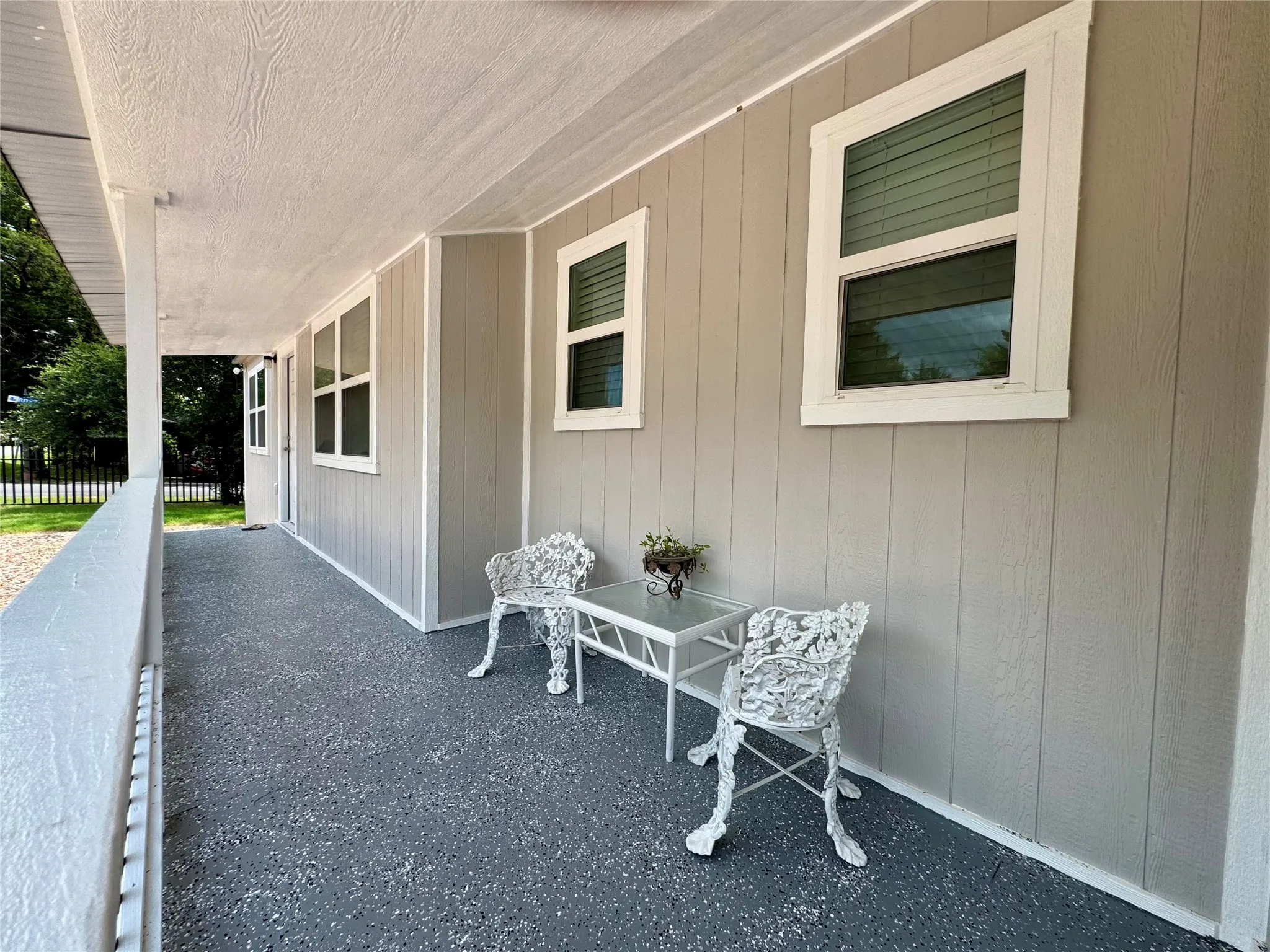 View of patio