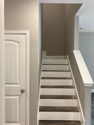 Stairway leading to second floor