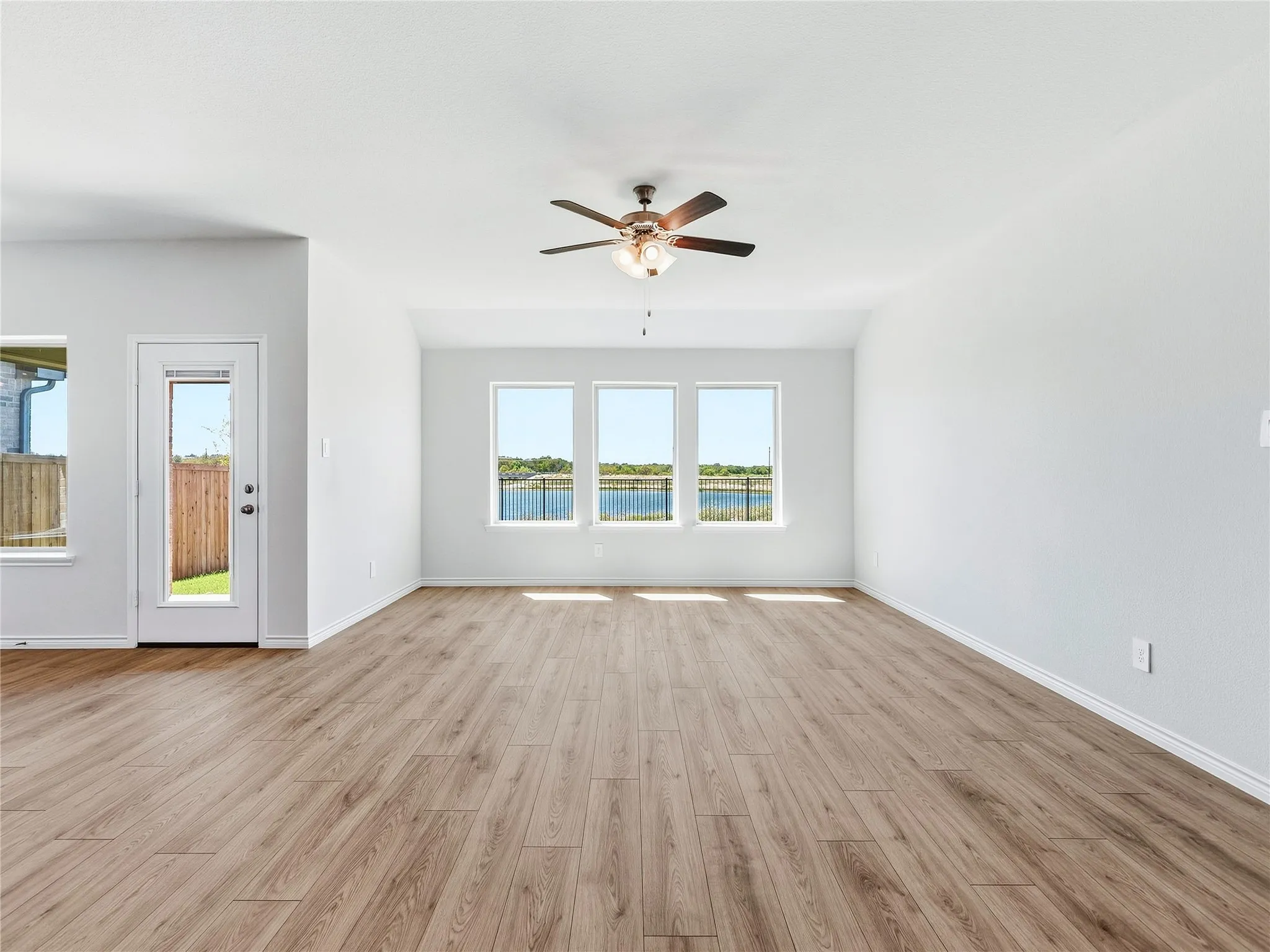 Unbeatable view from the living room with ample windows for tranquil and inspiring living