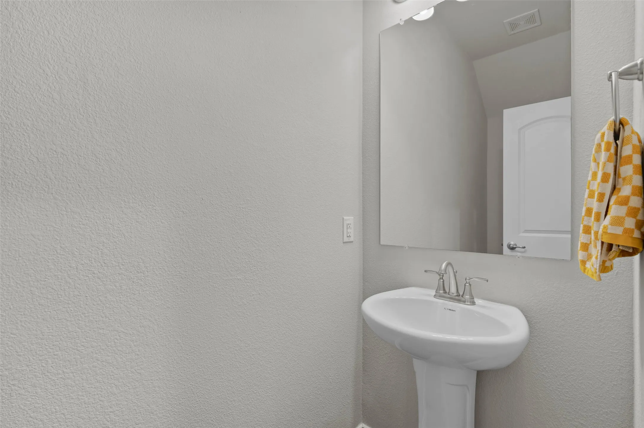Half bath off the kitchen
